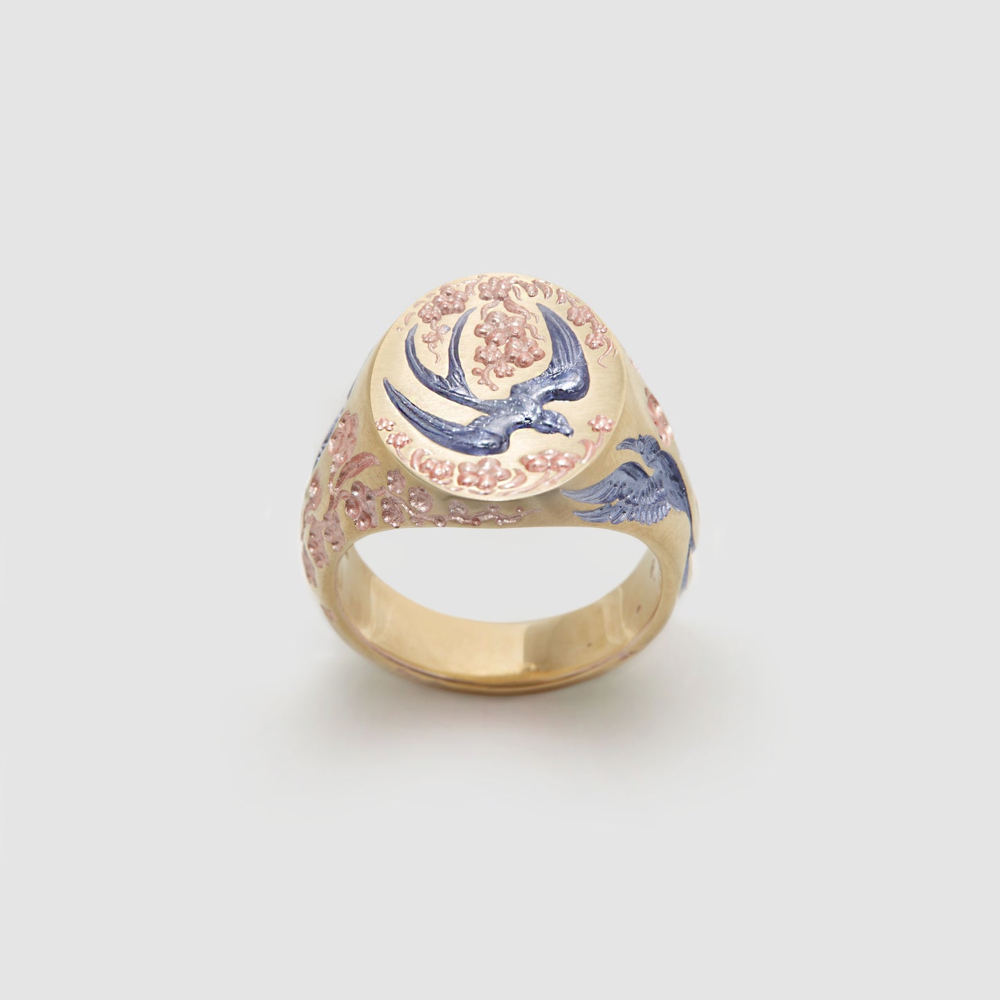 'Swallow & Hummingbird' Signet | Made to Order