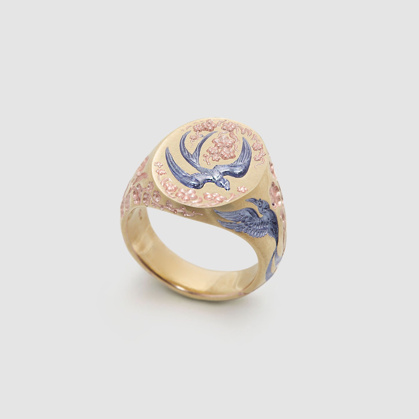'Swallow & Hummingbird' Signet | Made to Order