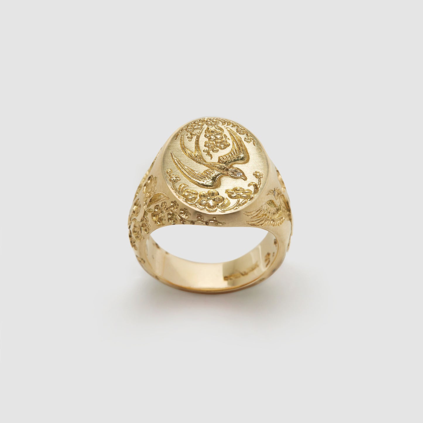 'Swallow & Hummingbird' Signet | Made to Order