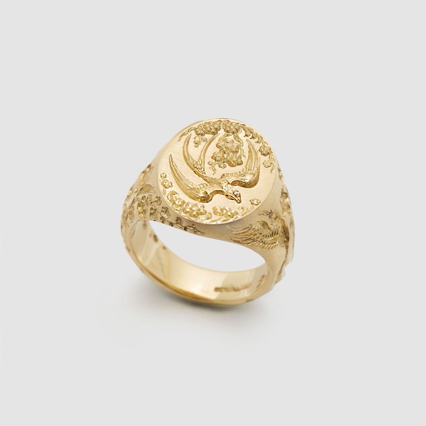 'Swallow & Hummingbird' Signet | Made to Order