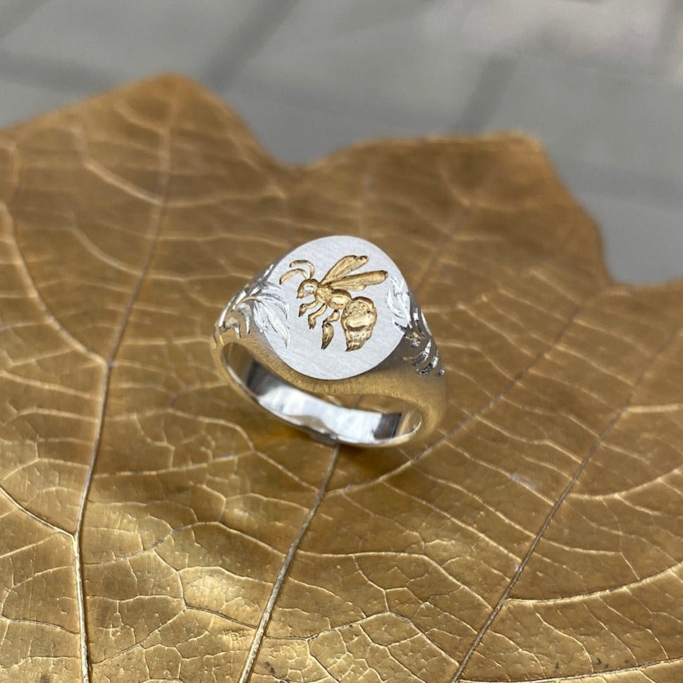 Honey Bee Signet | Silver