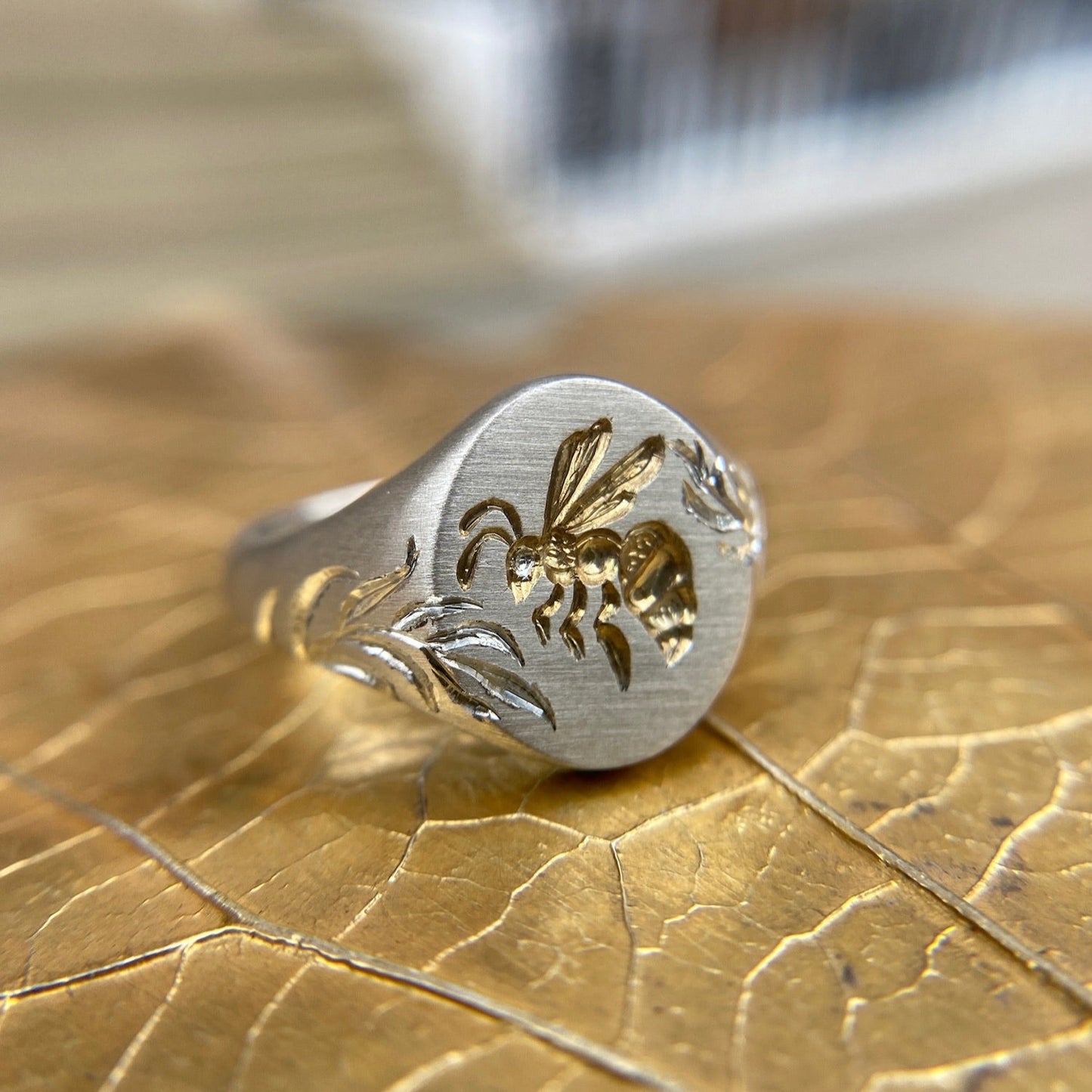 Honey Bee Signet | Silver