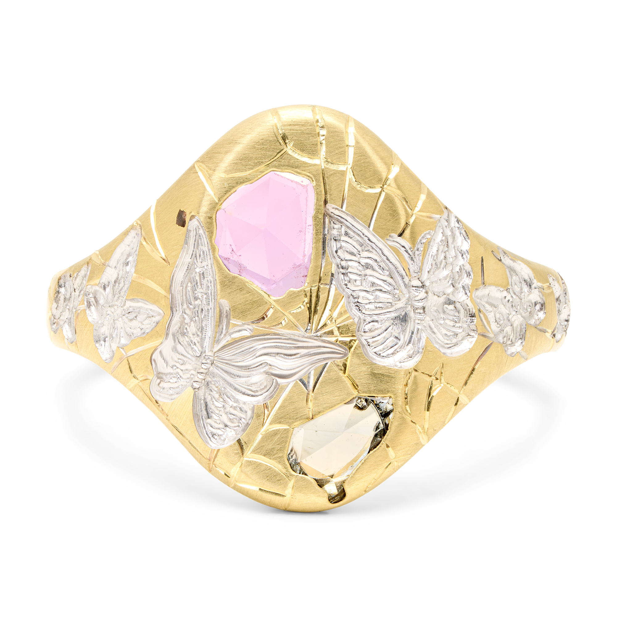 Webs & Wings Signet Ring - Size 7 - 12124