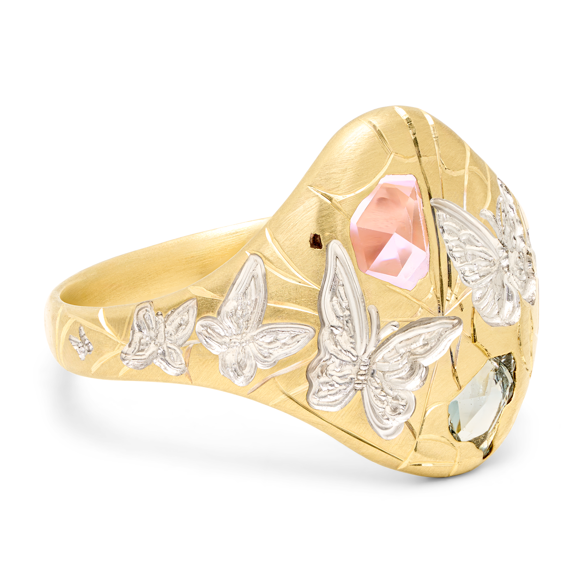 Webs & Wings Signet Ring - Size 7 - 12124