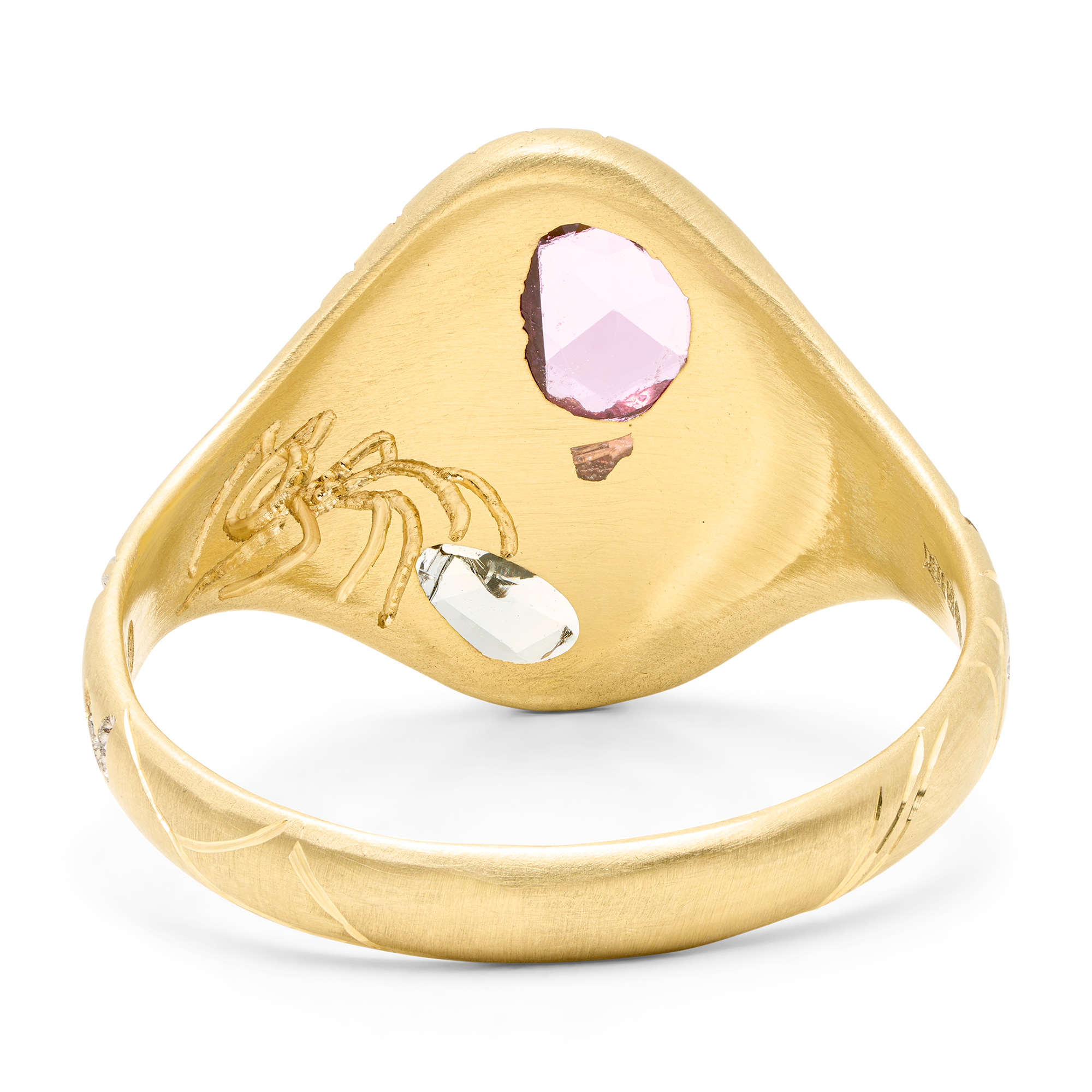 Webs & Wings Signet Ring - Size 7 - 12124