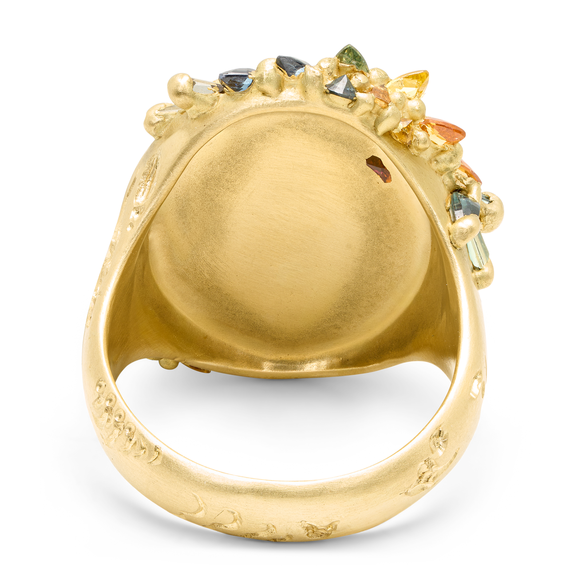 The Crawler Rainbow Clusterf@&$ Signet Ring - Size 7 - 12127