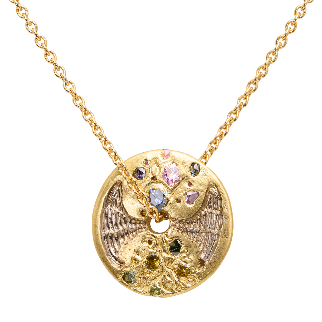 Protector & Collector Rainbow Spinner Necklace - 12246