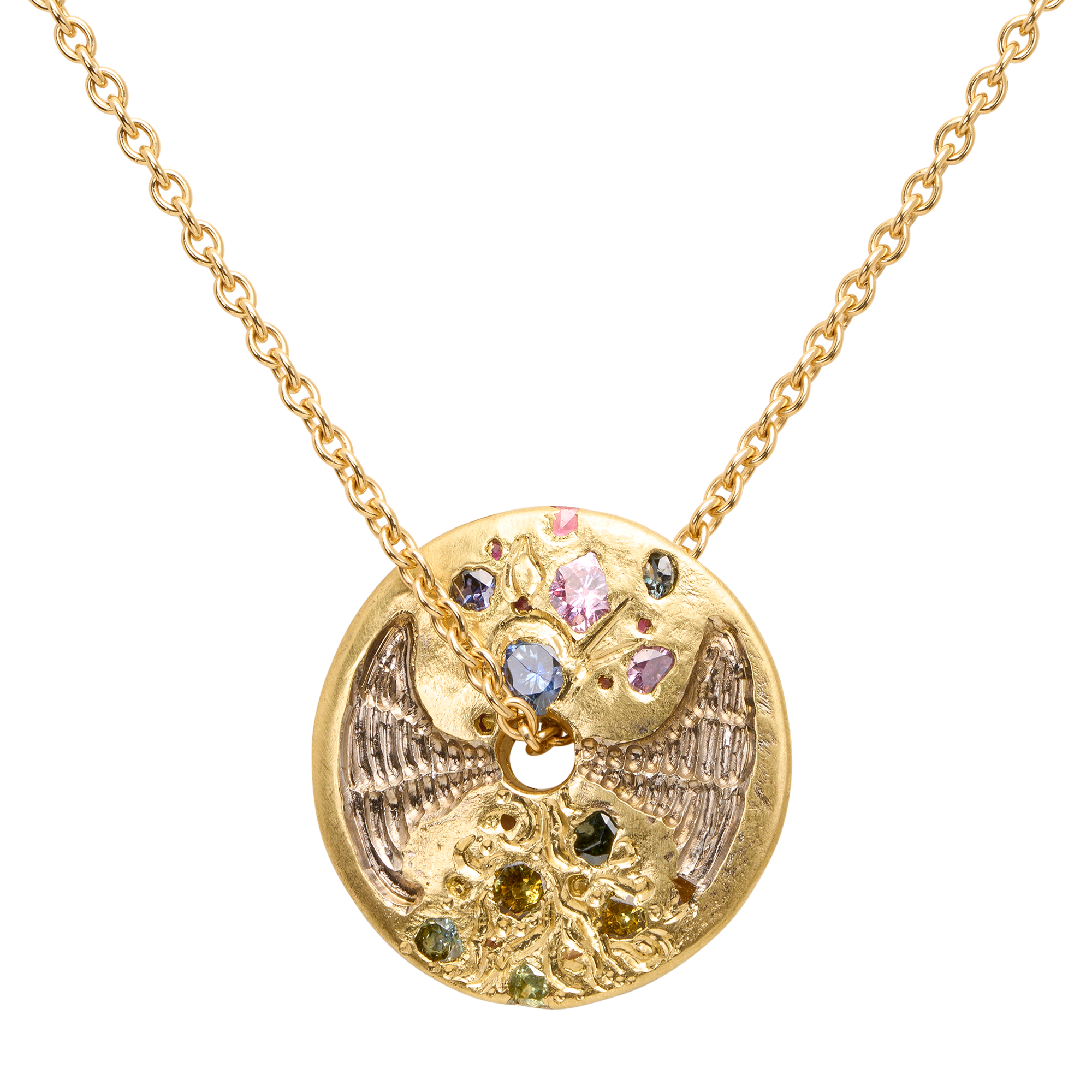 Protector & Collector Rainbow Spinner Necklace - 12246
