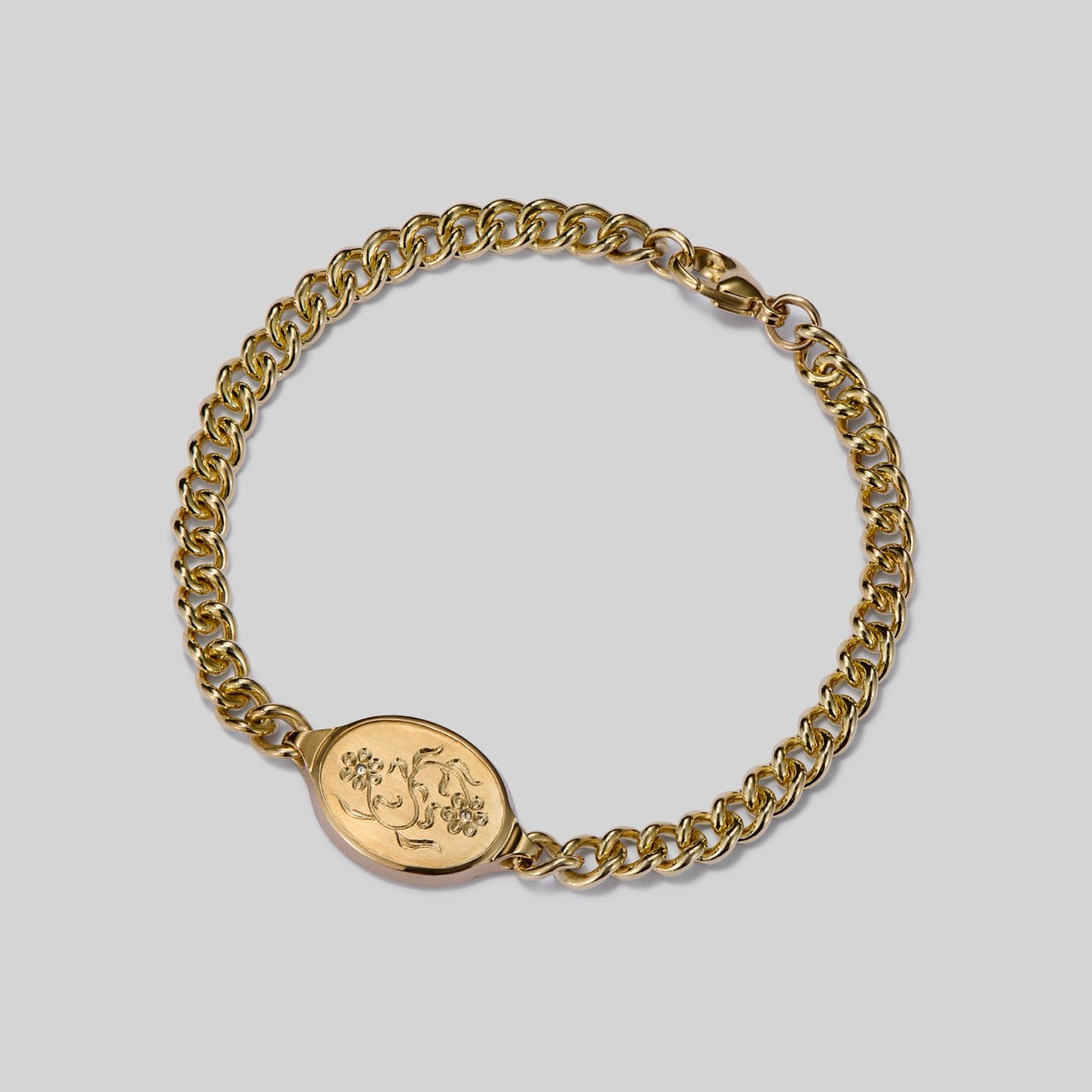 Medium Daisy Frame Bracelet