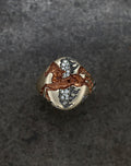 Fire Horse Ring featuring a detailed horse design with gemstones on a stylish band.