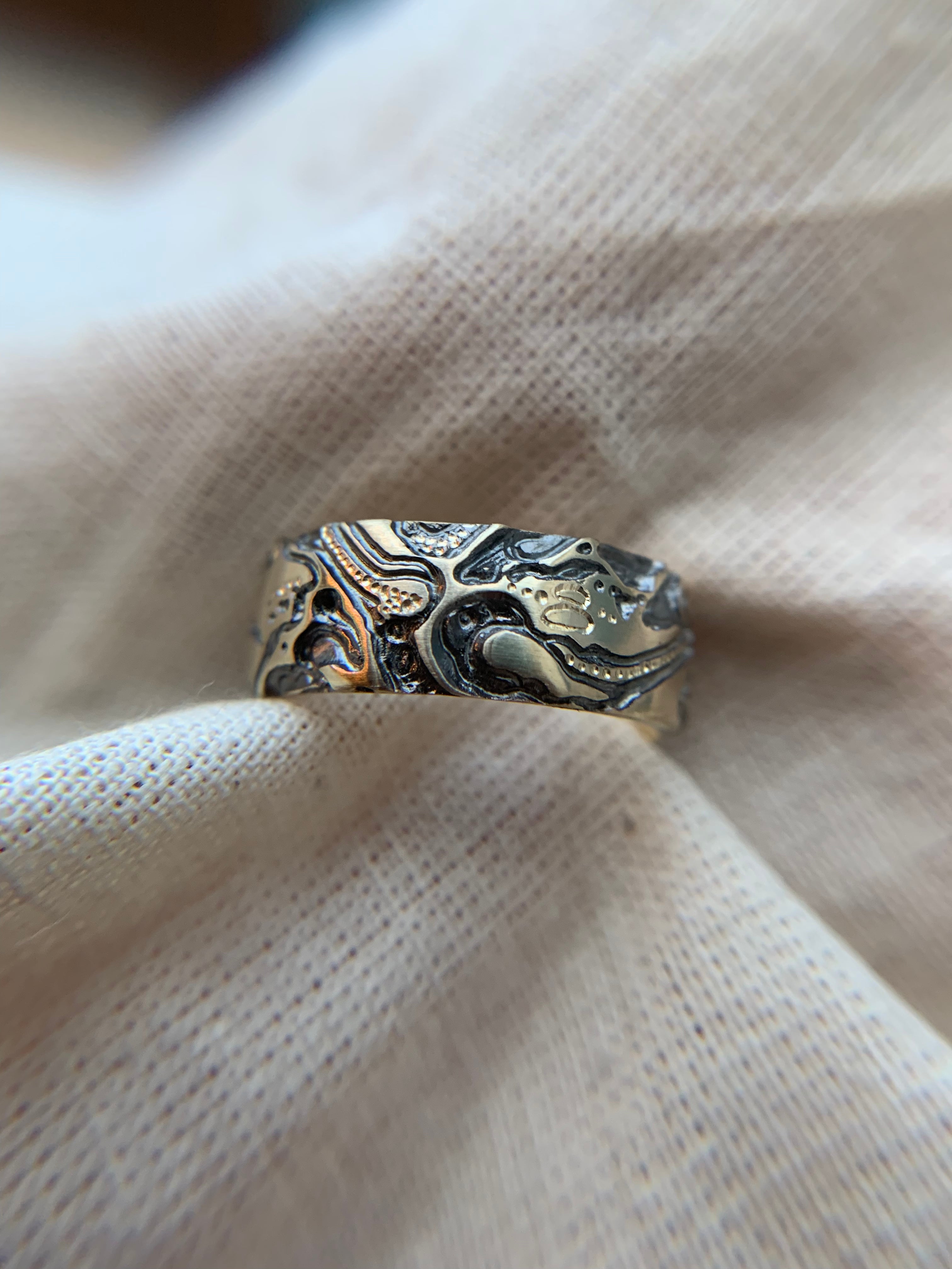 Marble Band Ring