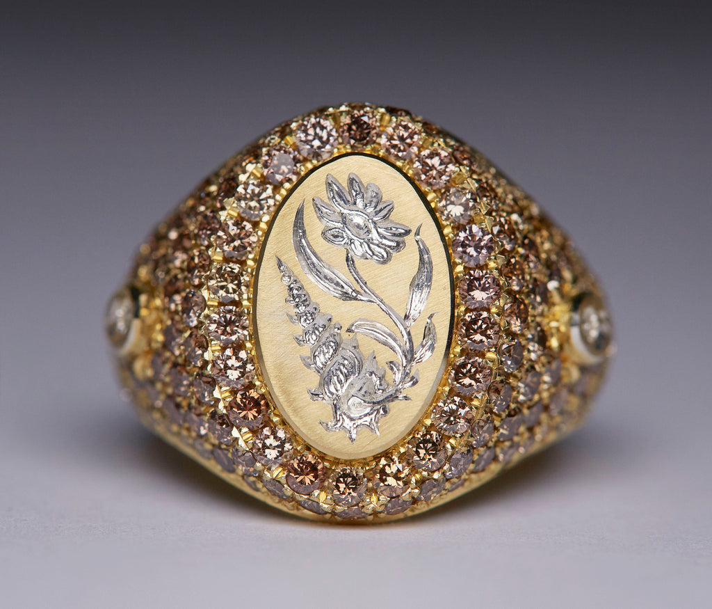 high end signet ring
