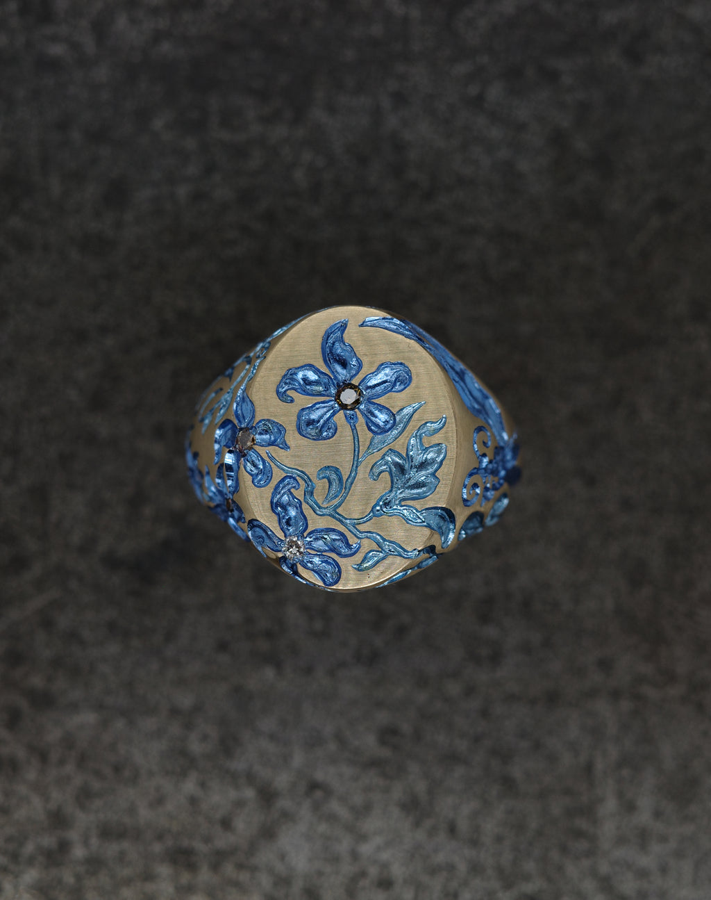 Blue Orchid Signet