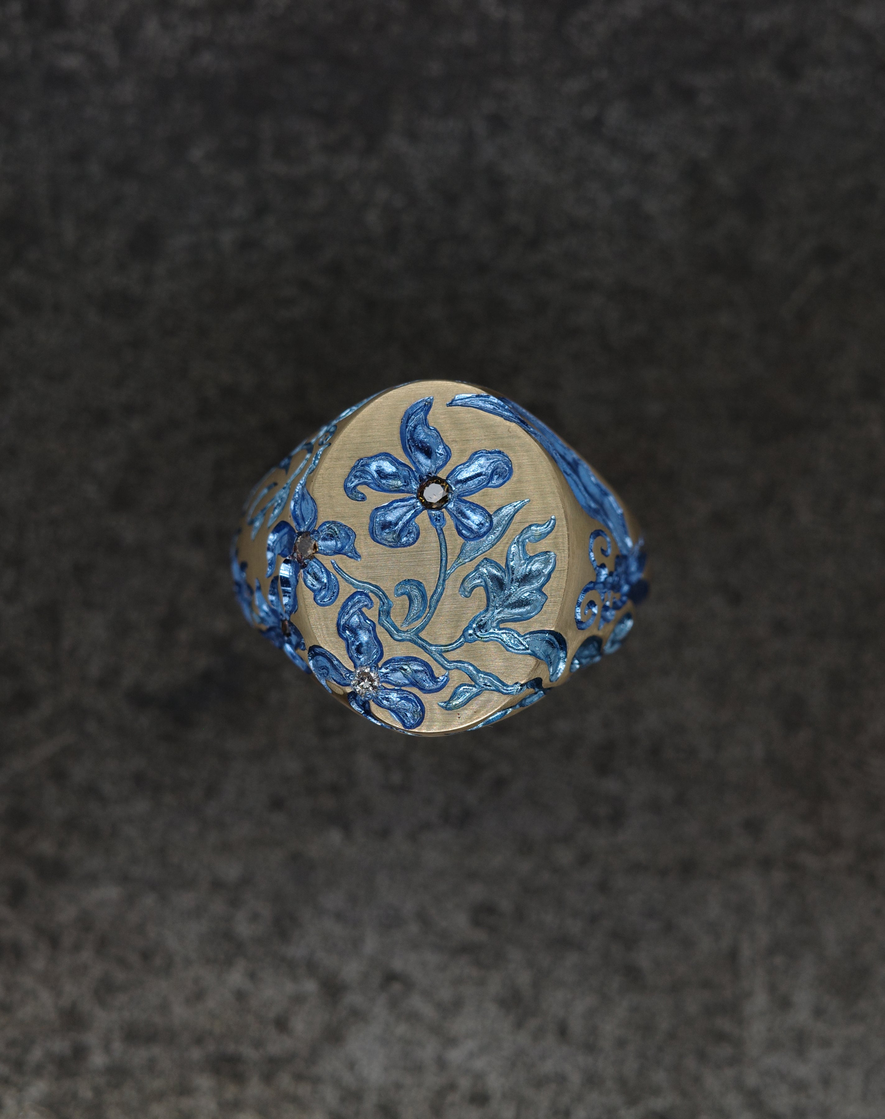 Blue Orchid Signet