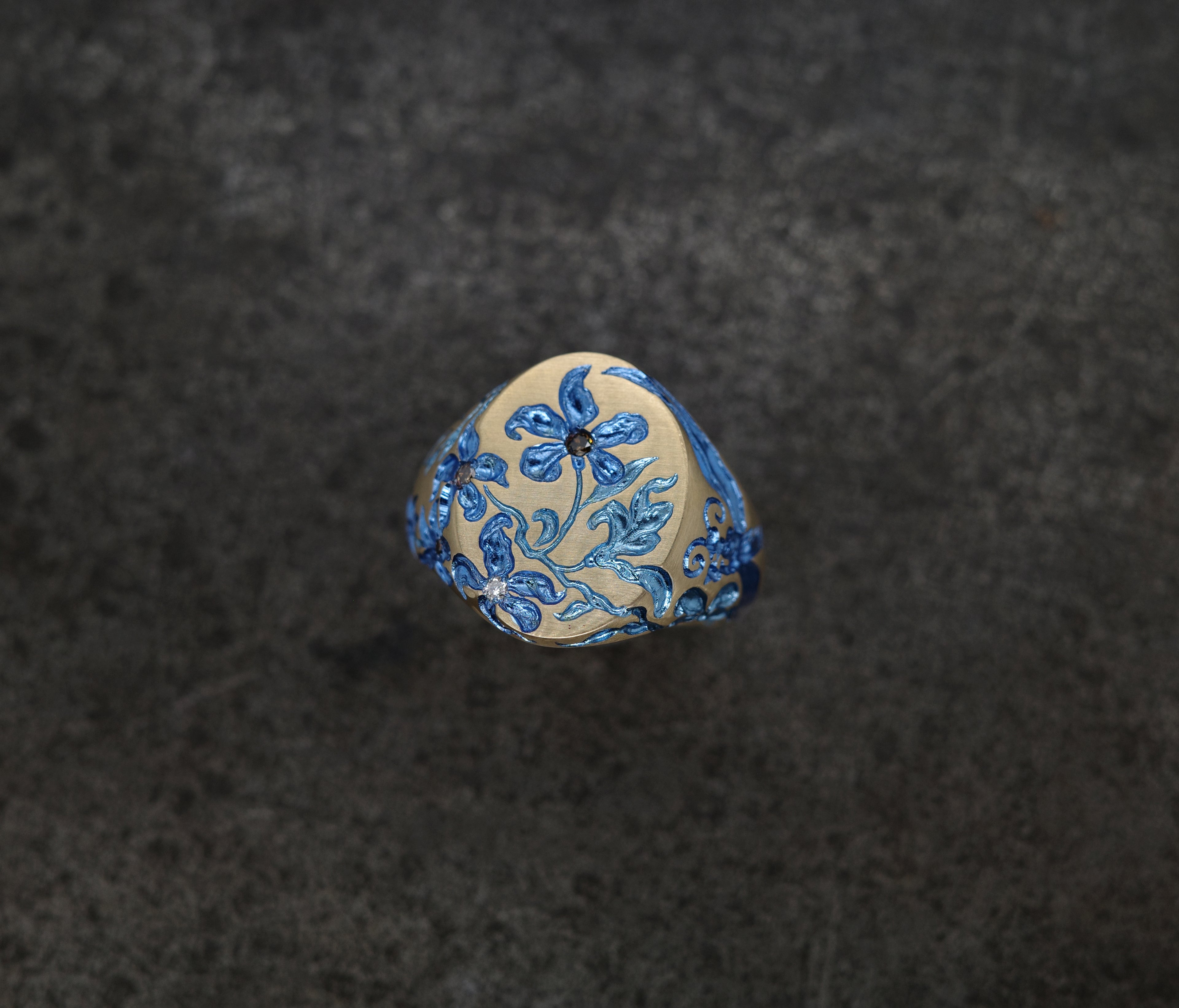 Blue Orchid Signet