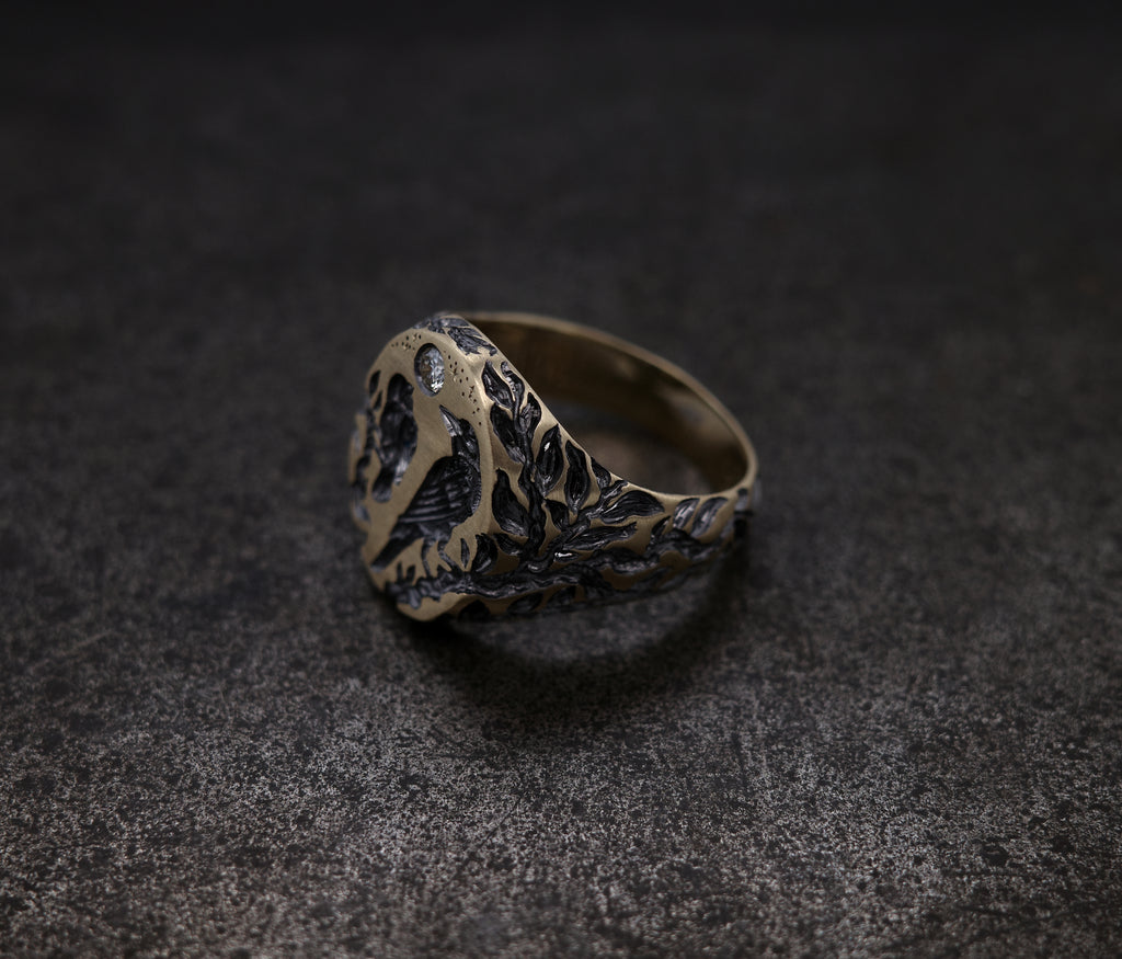 Raven & Bullfinch Signet Ring