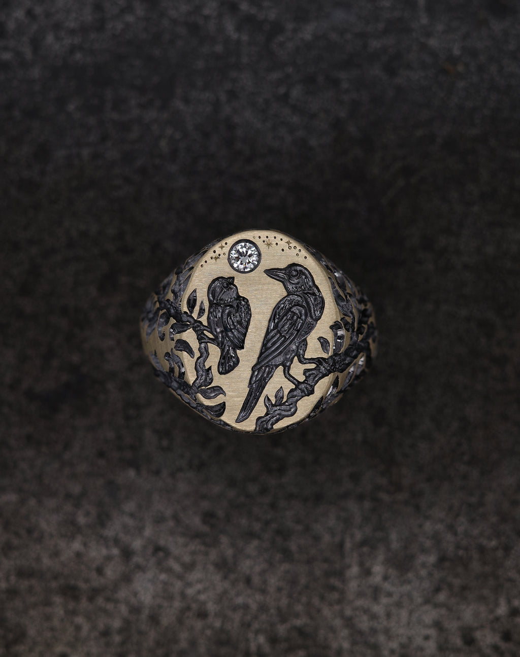 Raven & Bullfinch Signet Ring