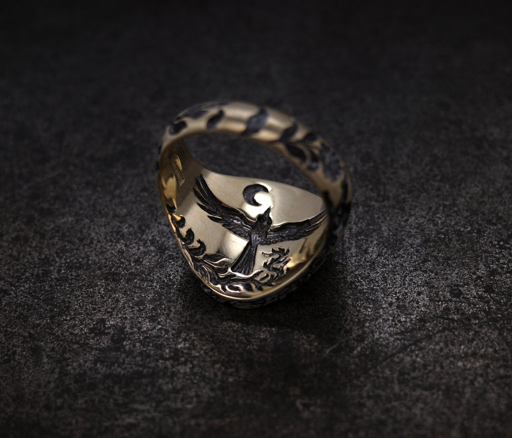 Raven & Bullfinch Signet Ring