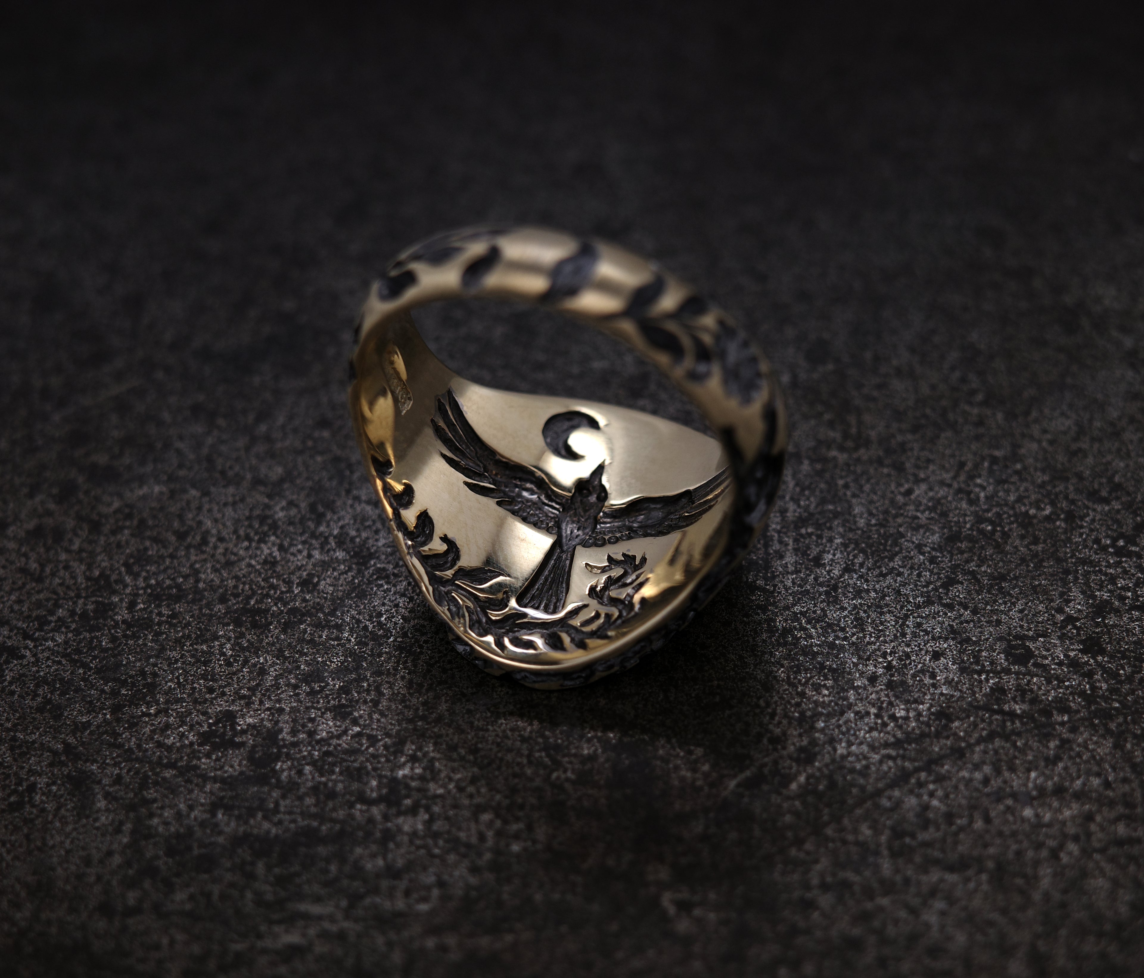 Raven & Bullfinch Signet Ring
