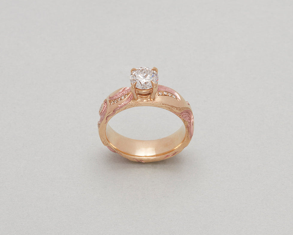 Wave Engagement Ring - POA
