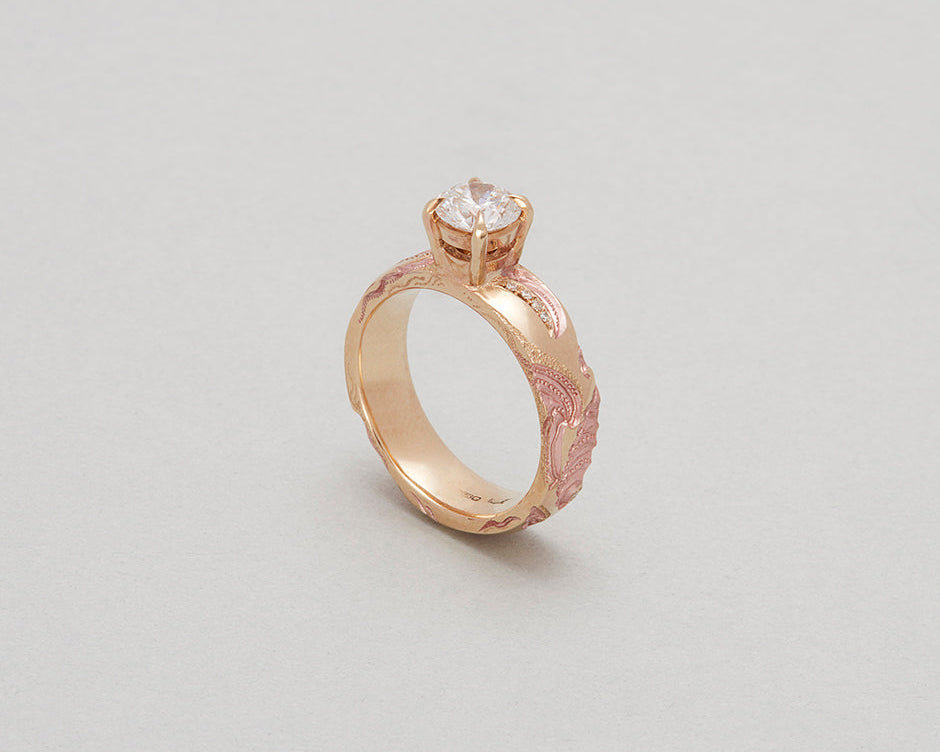 Wave Engagement Ring - POA