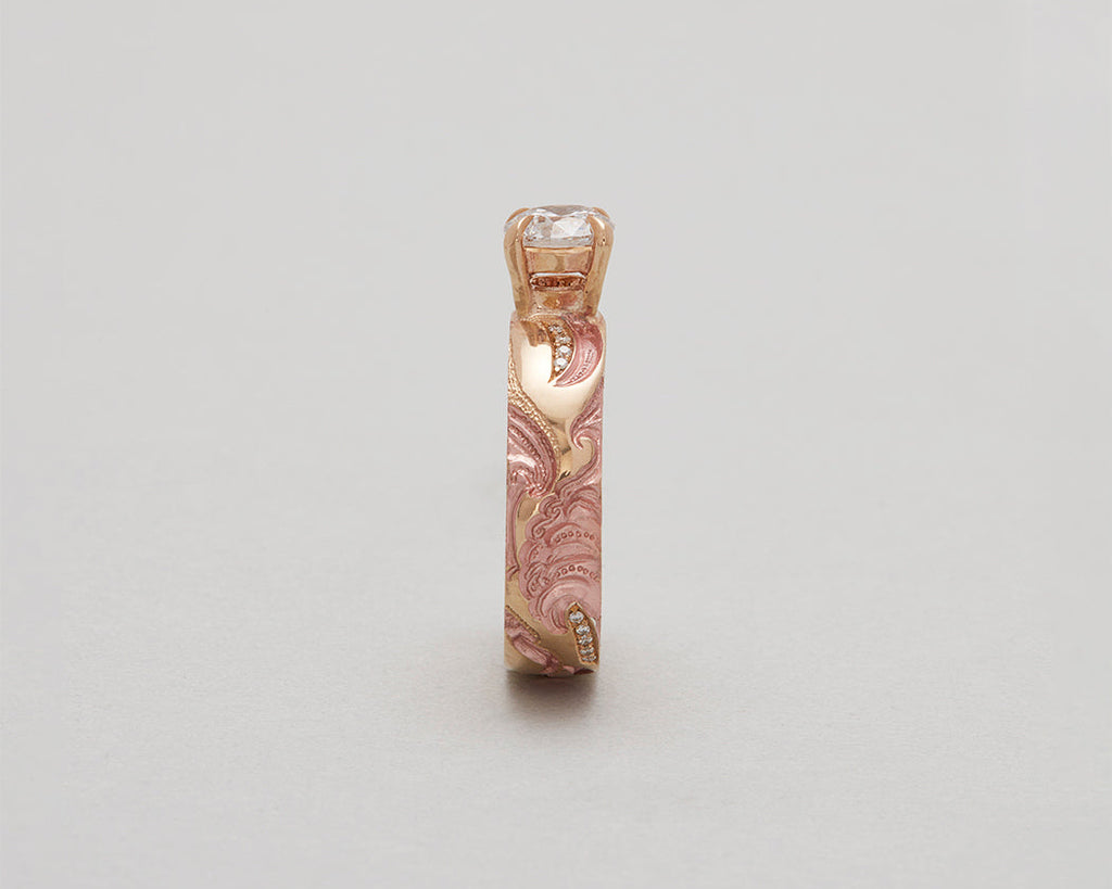 Wave Engagement Ring - POA