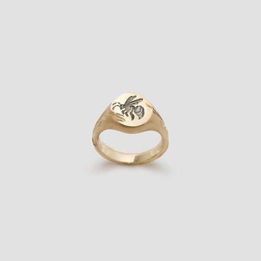 Bee Signet | Gold & Black | Ready to ship