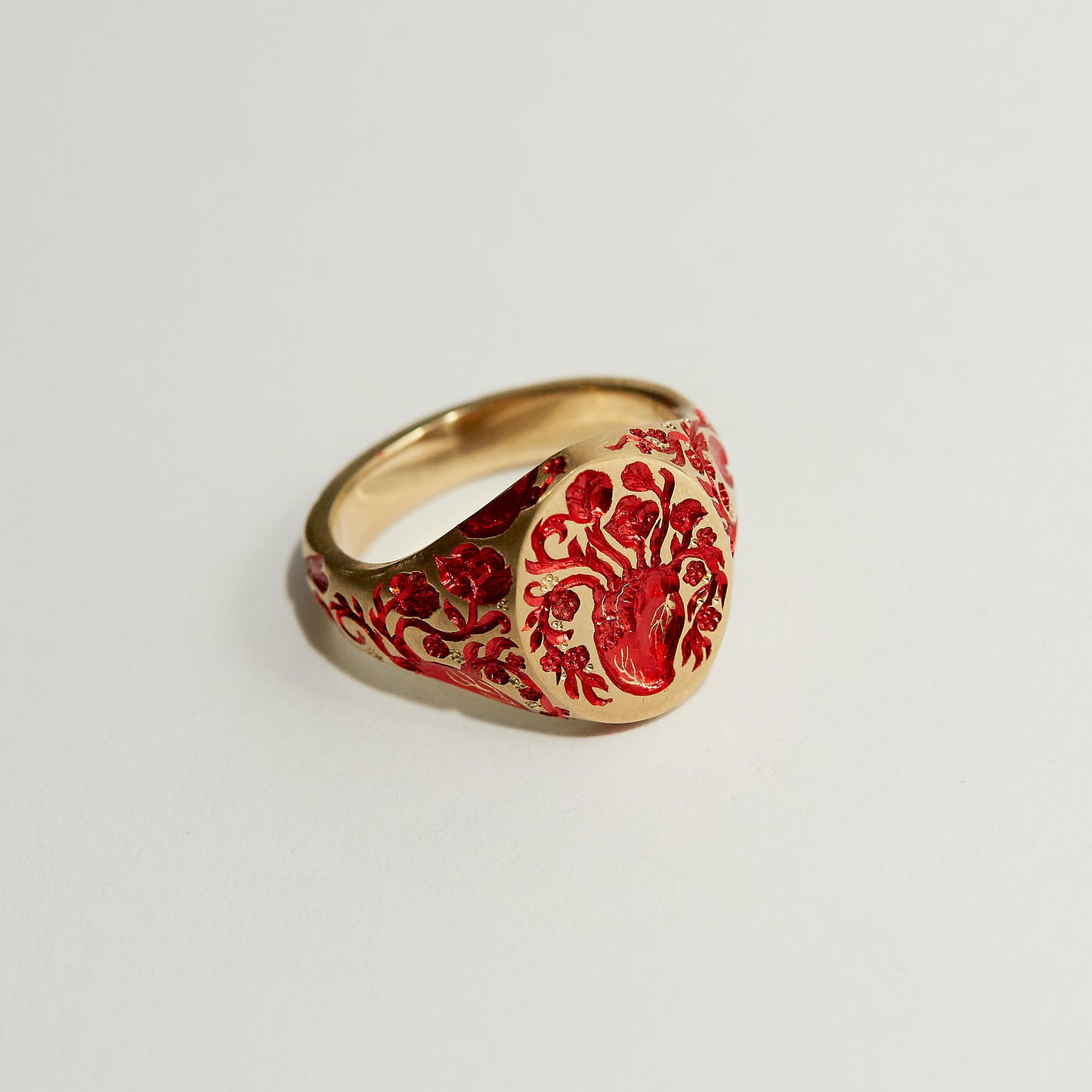 Anatomical Heart Ring (Mini) | Gold or Silver