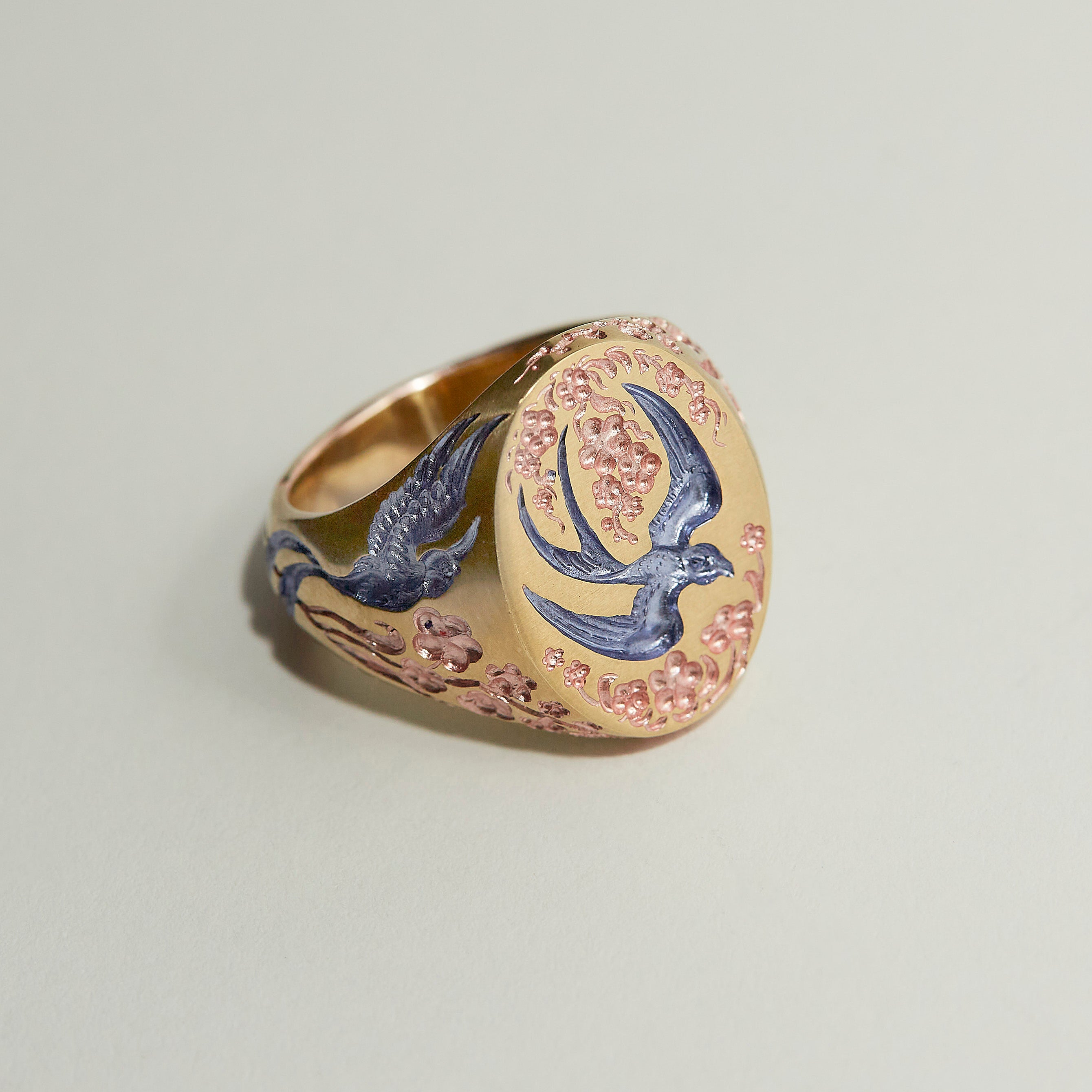 Swallow & Hummingbird Signet