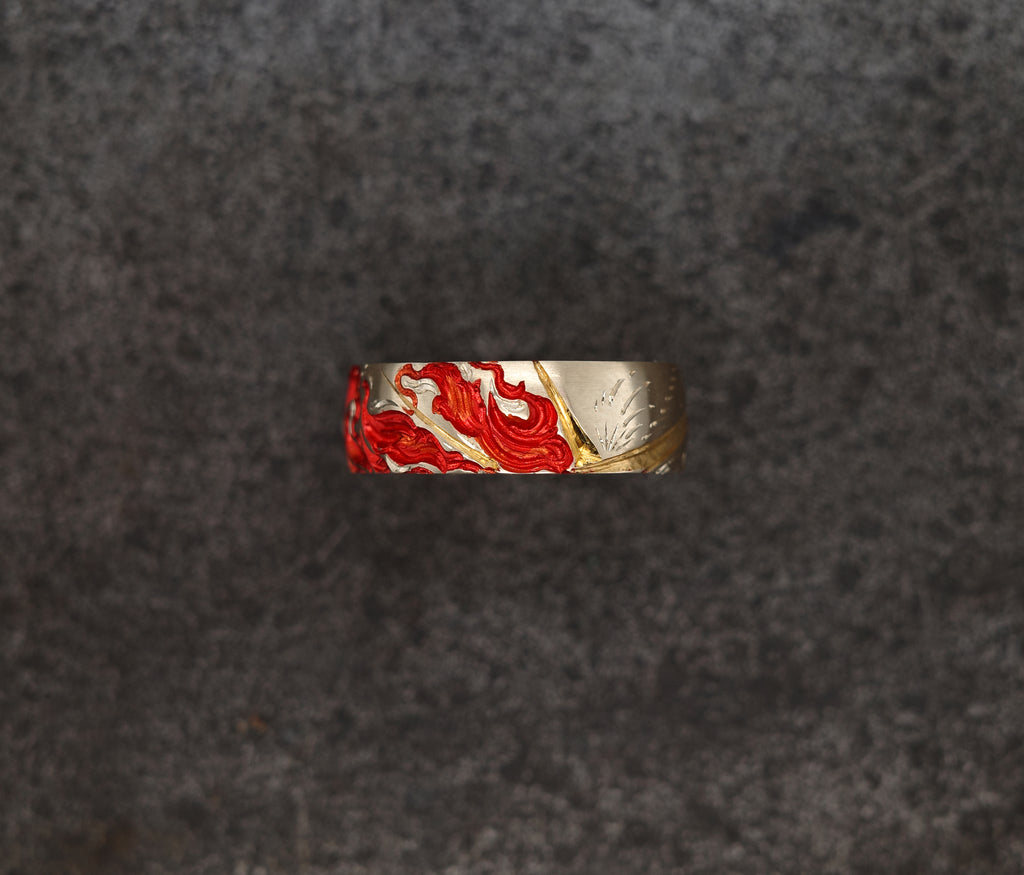 Fire Band Ring