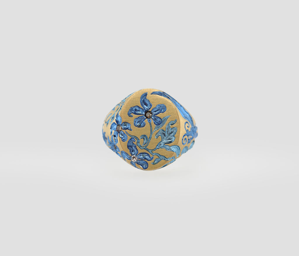 Blue Orchid Signet