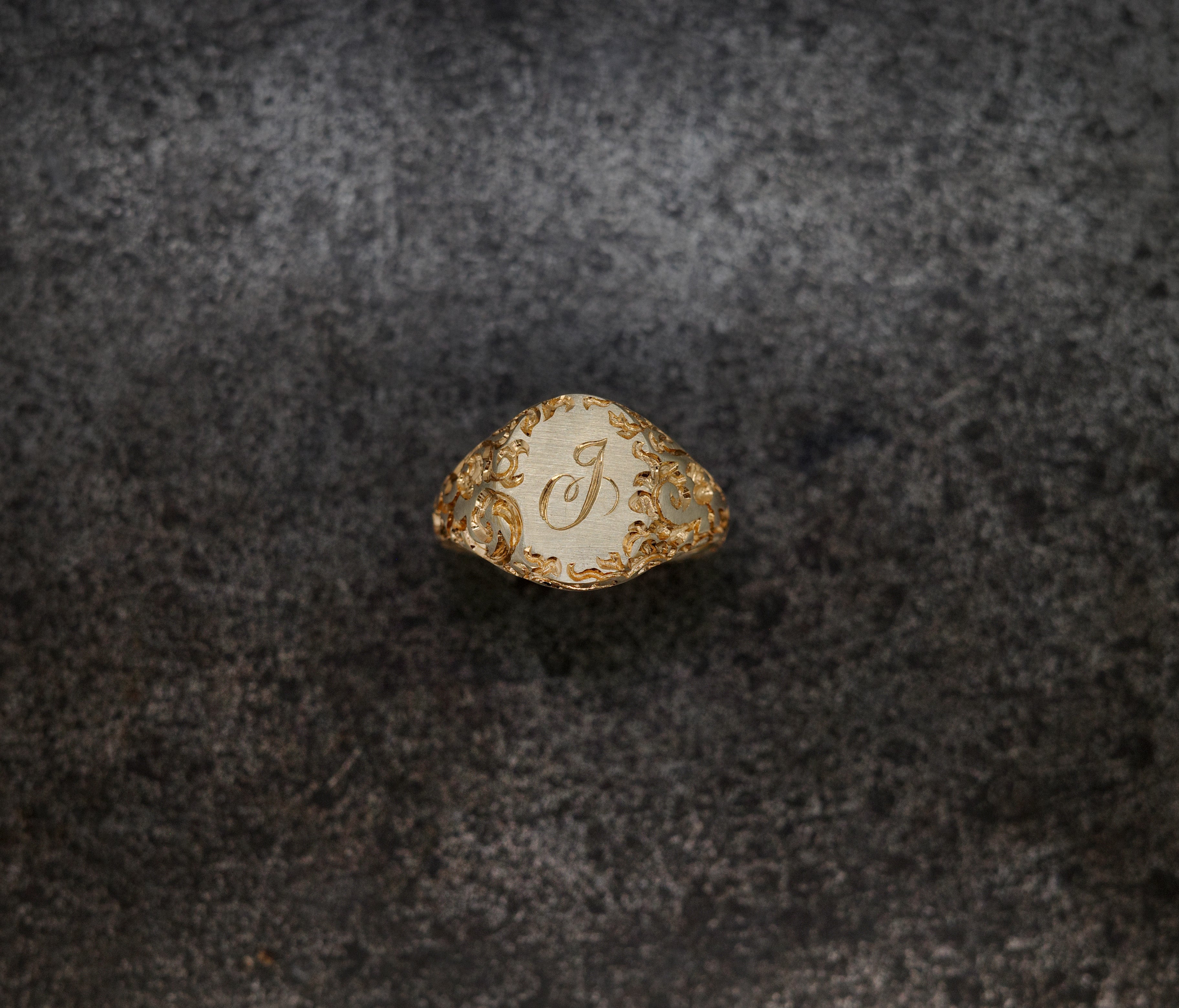E Minor Signet Ring