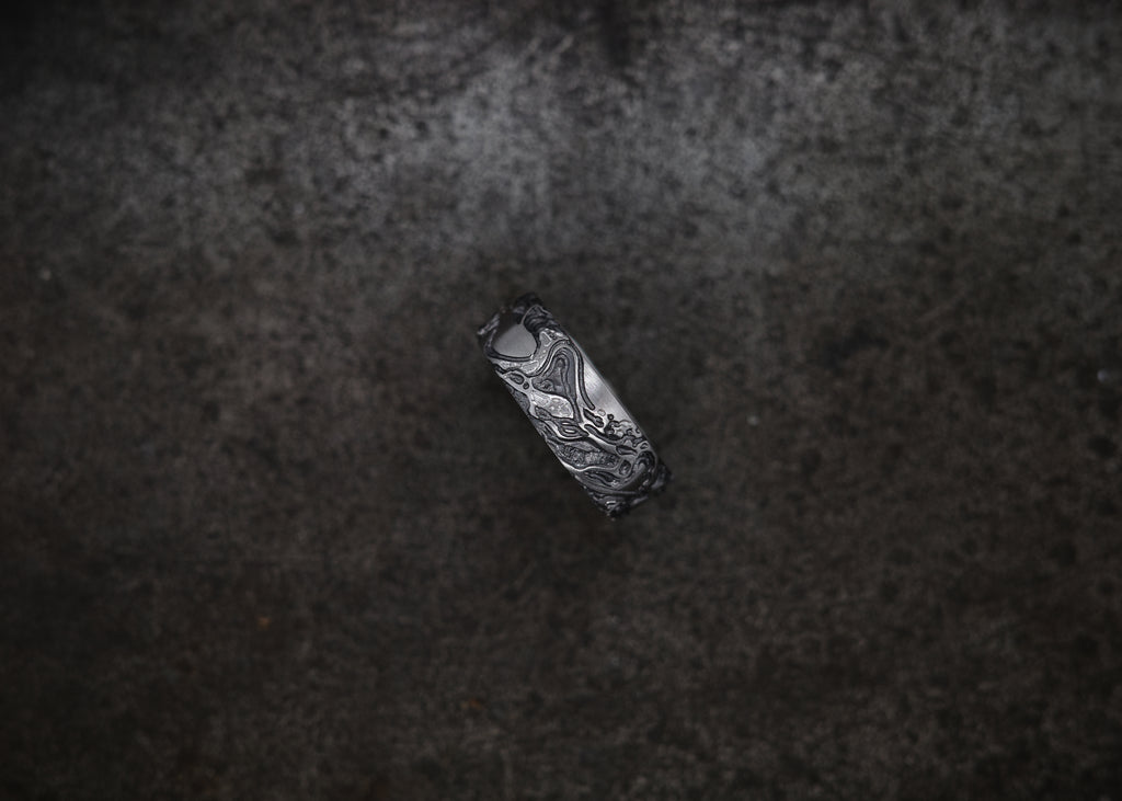 Marble Band Ring