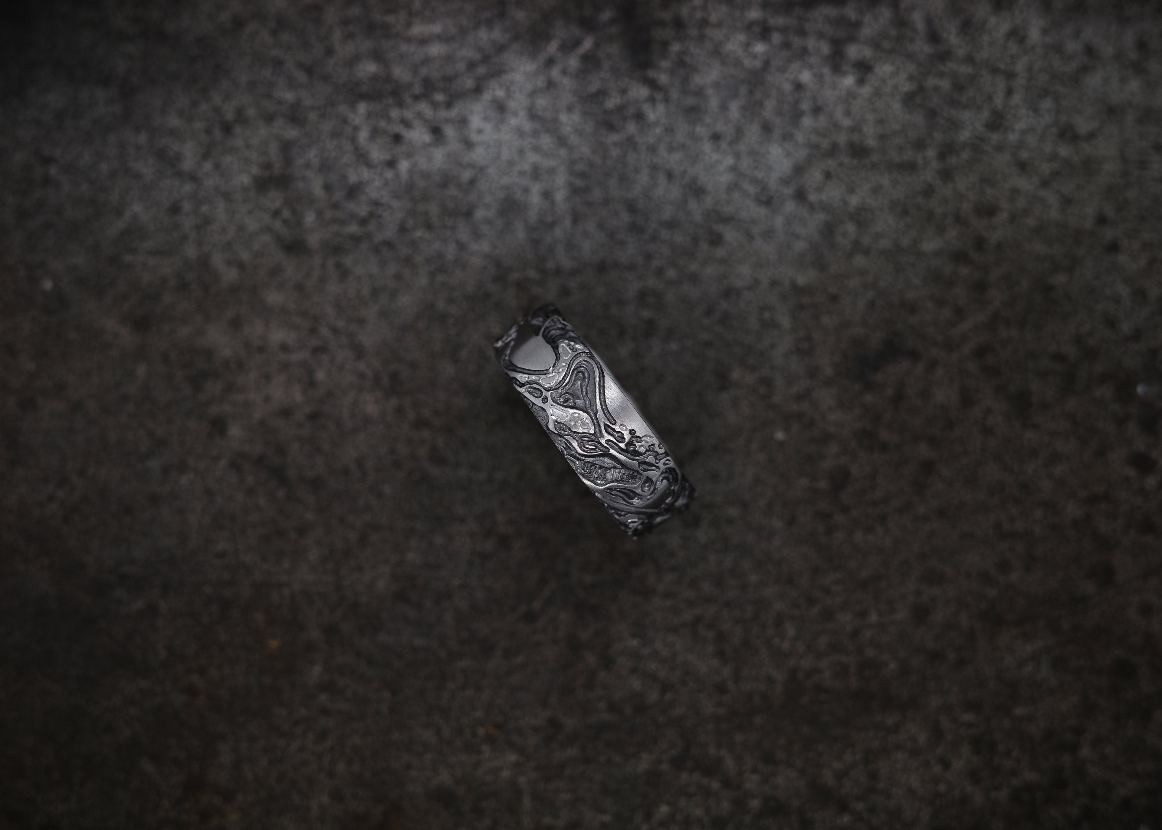 Marble Band Ring
