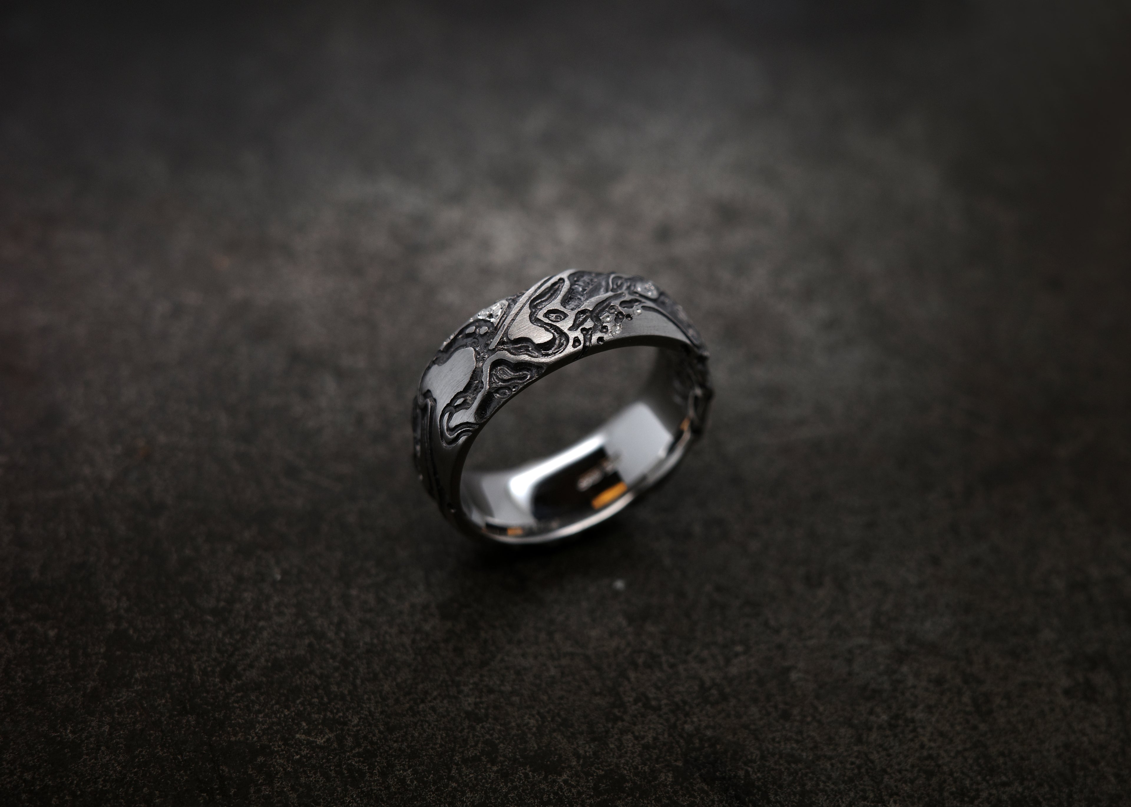 Marble Band Ring