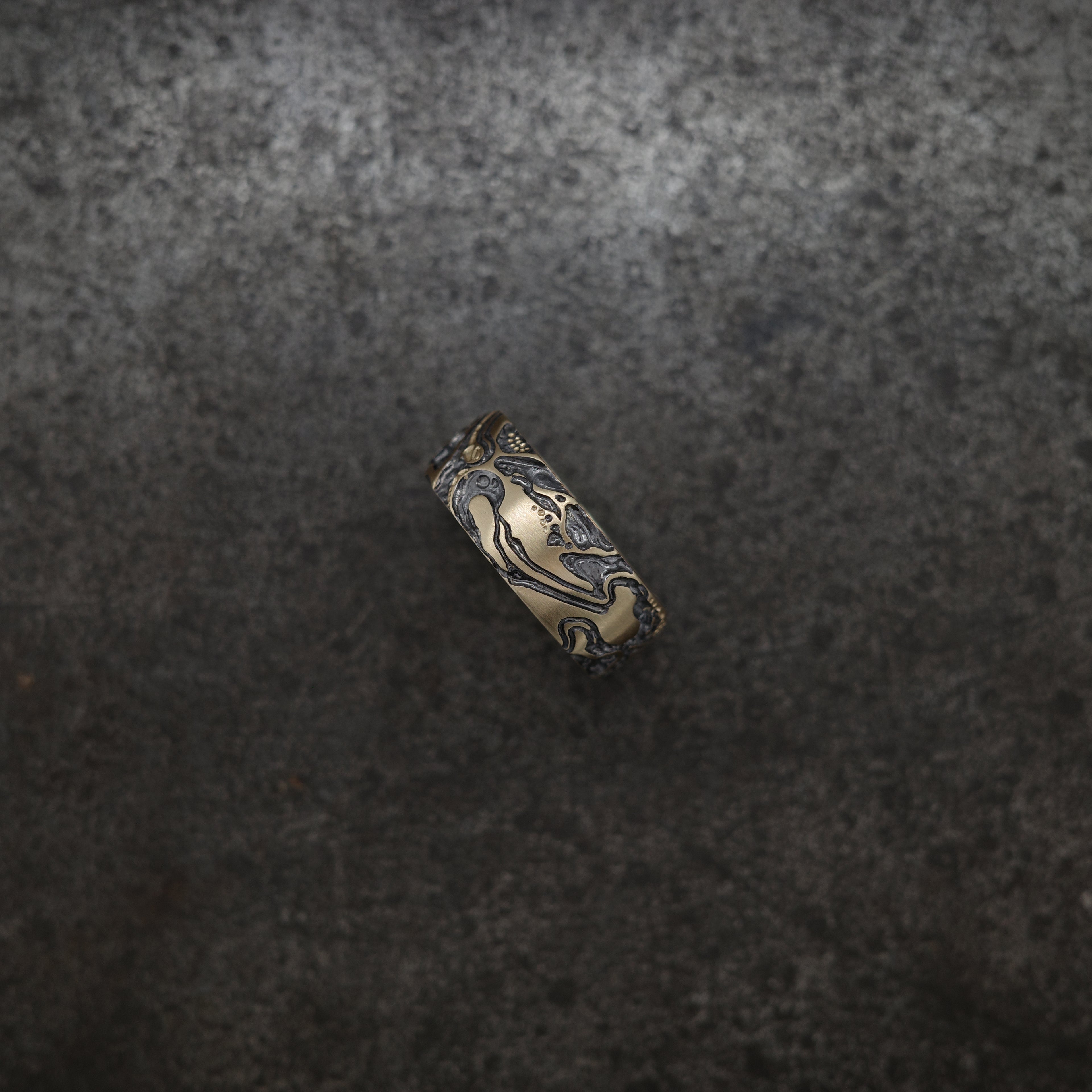 Marble Band Ring