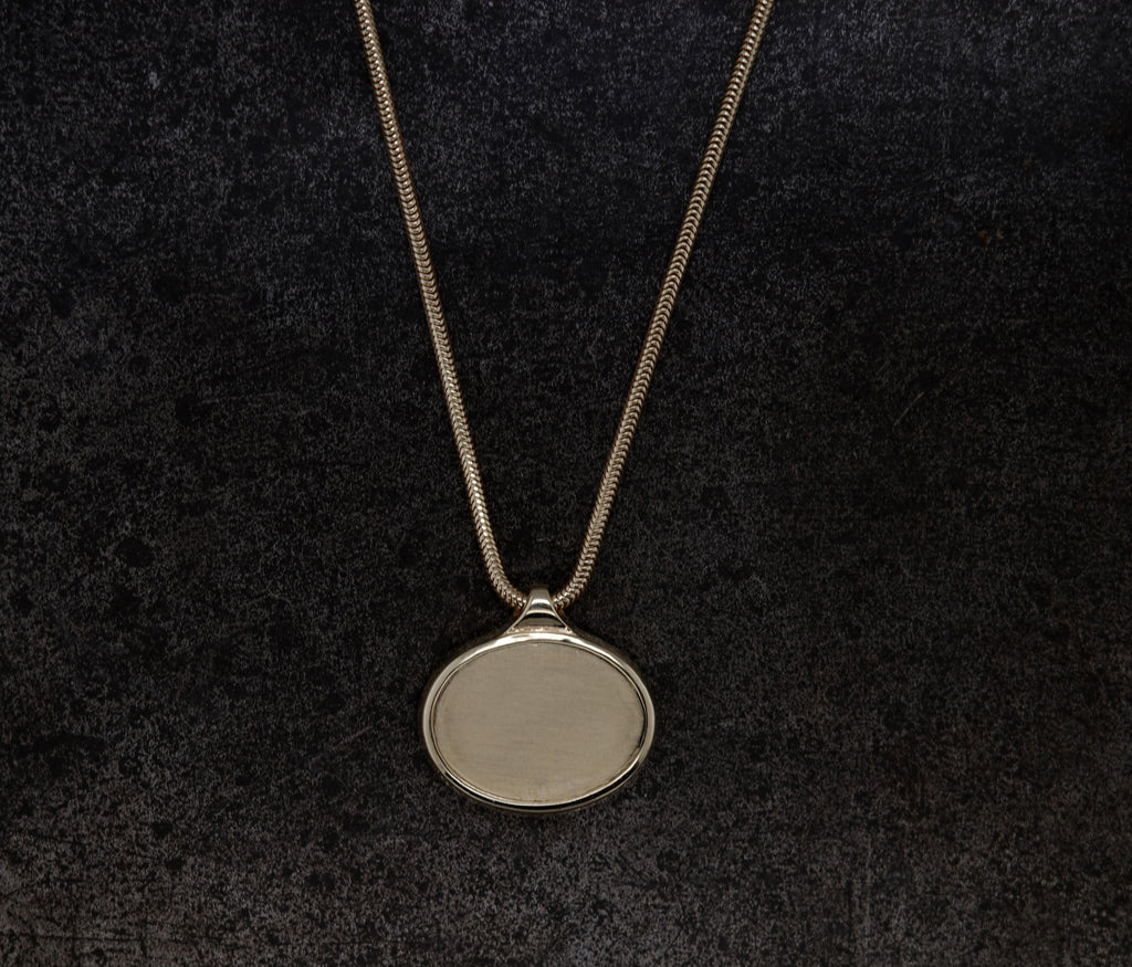 Medium Pavé Frame Pendant