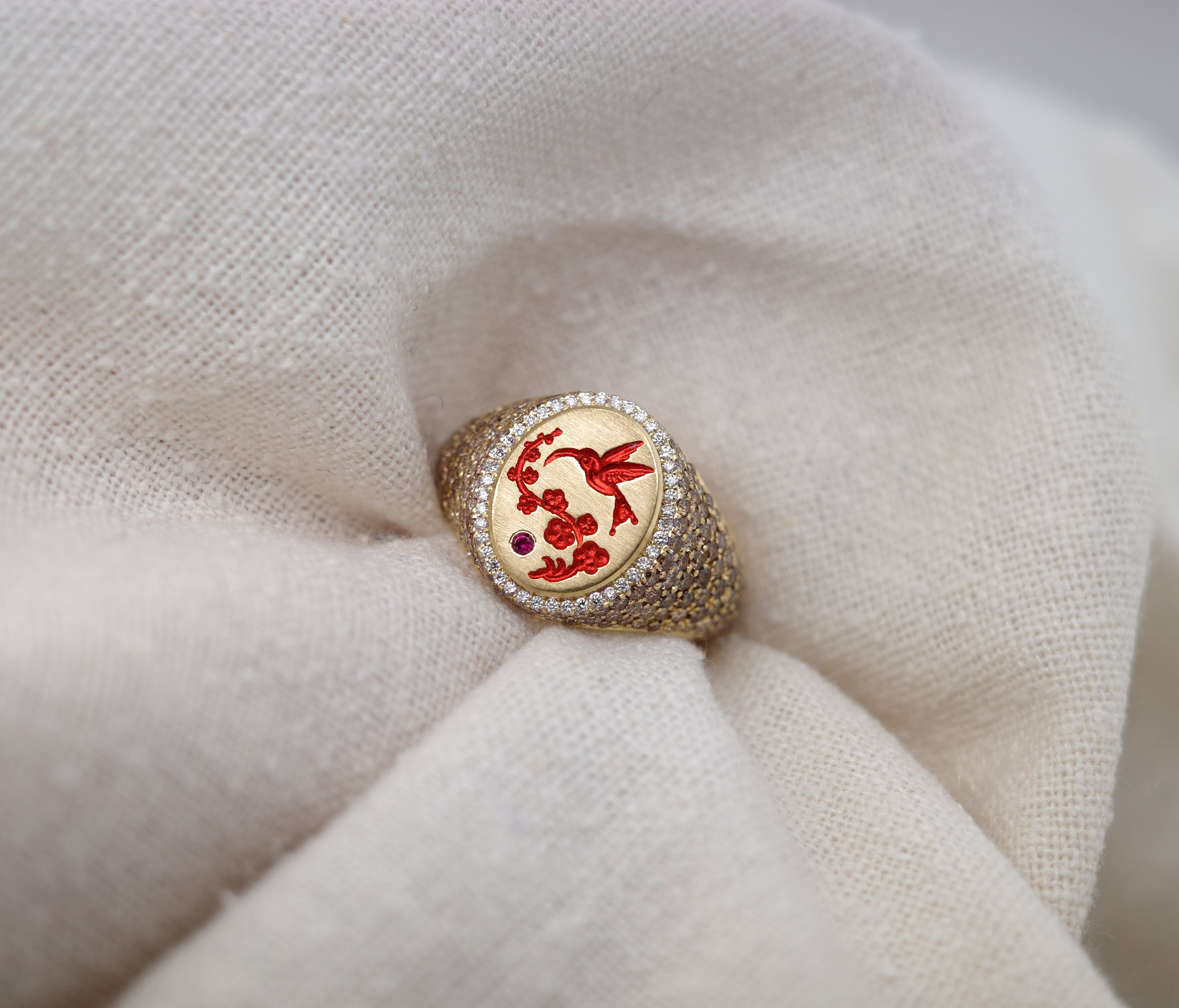 handmade signet ring
