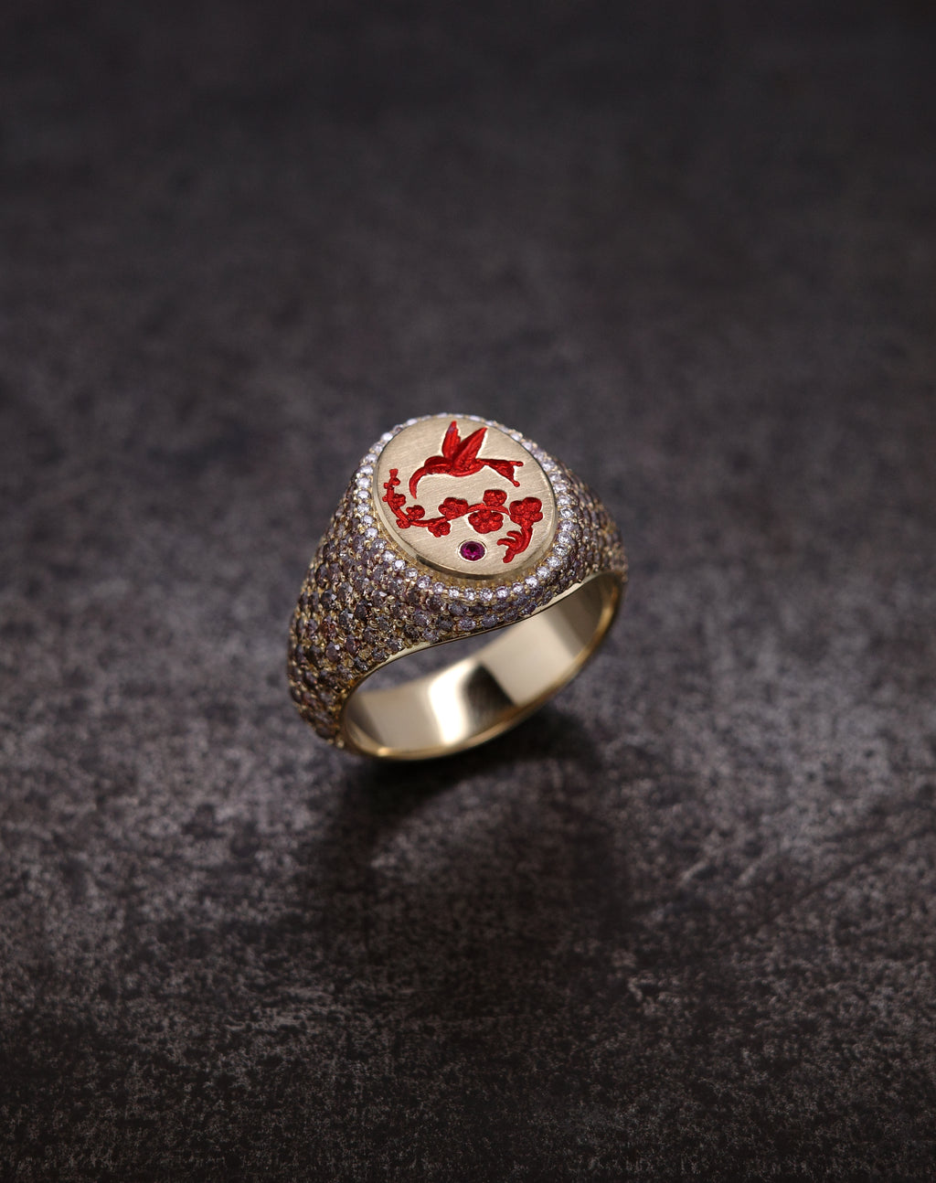 mini signet ring 