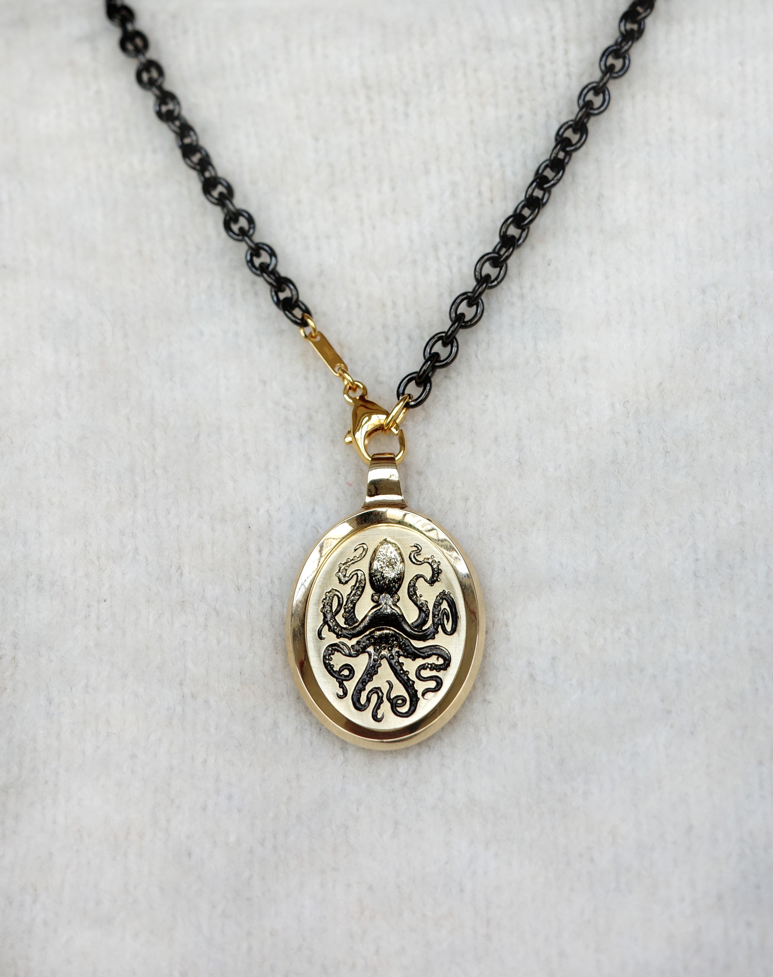 Large Octopus Frame Pendant