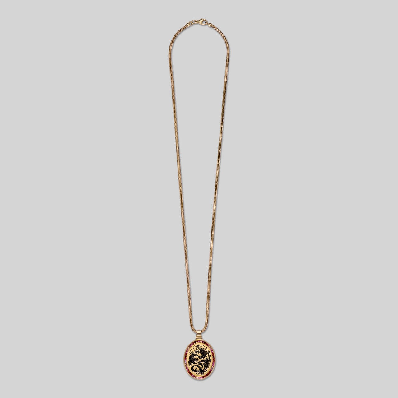 Large Dragon Frame Pendant