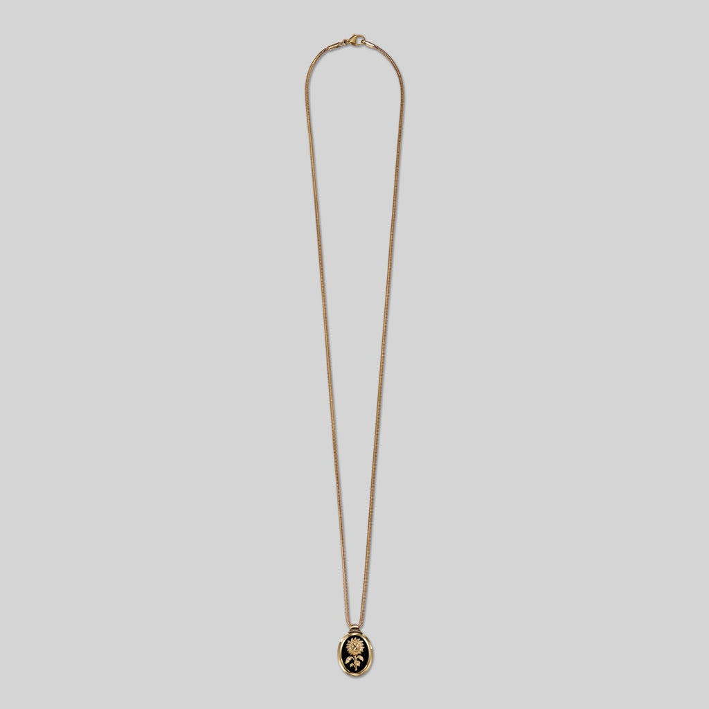 Medium Sunflower Frame Pendant