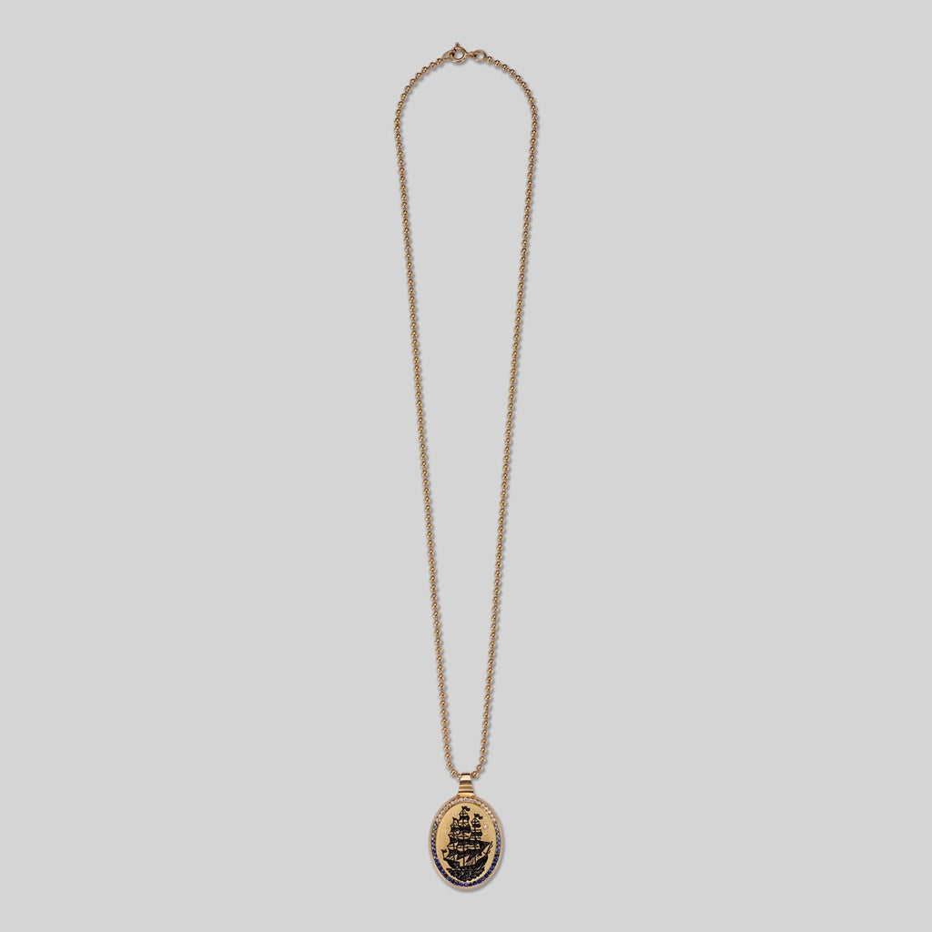 Large Ship Frame Pendant