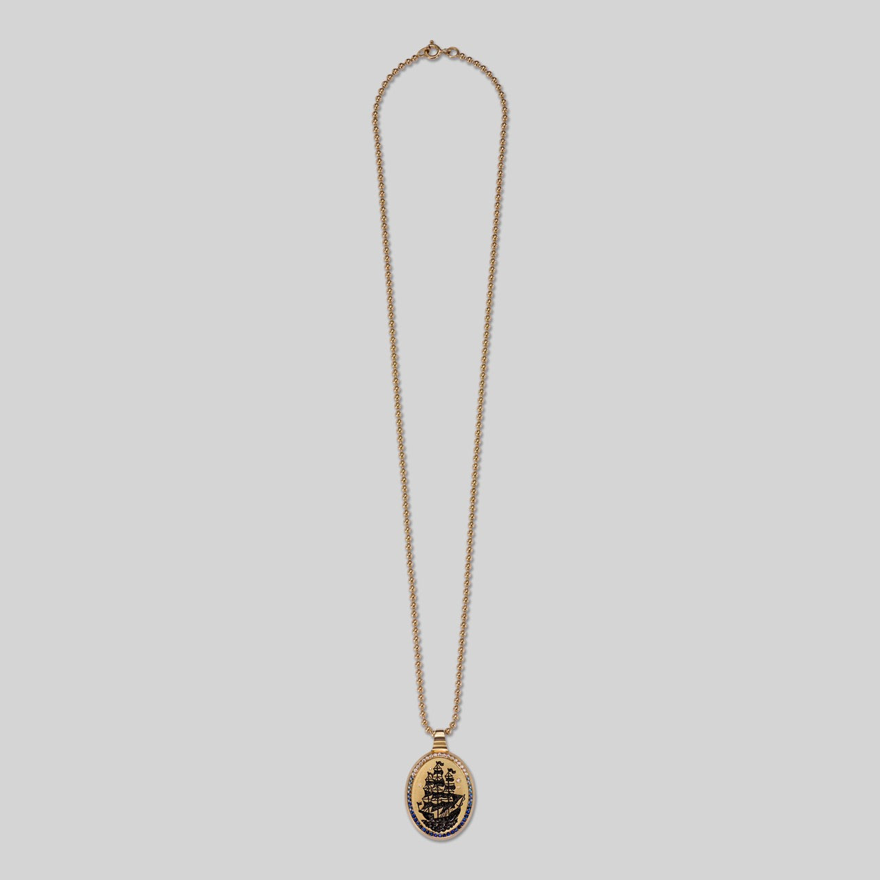 Large Ship Frame Pendant