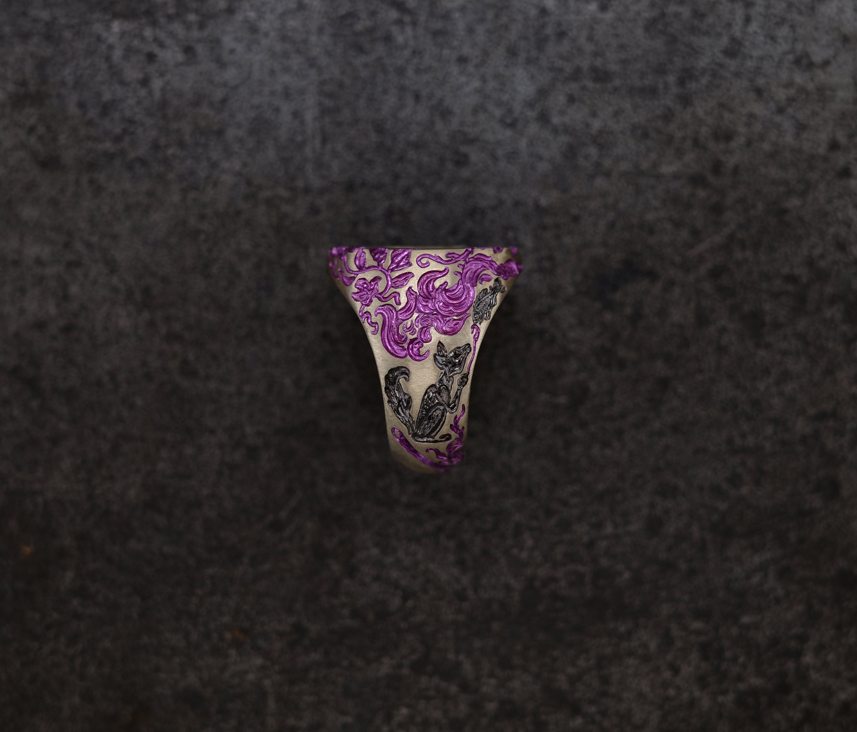 The Moon Rabbit Signet (Purple)