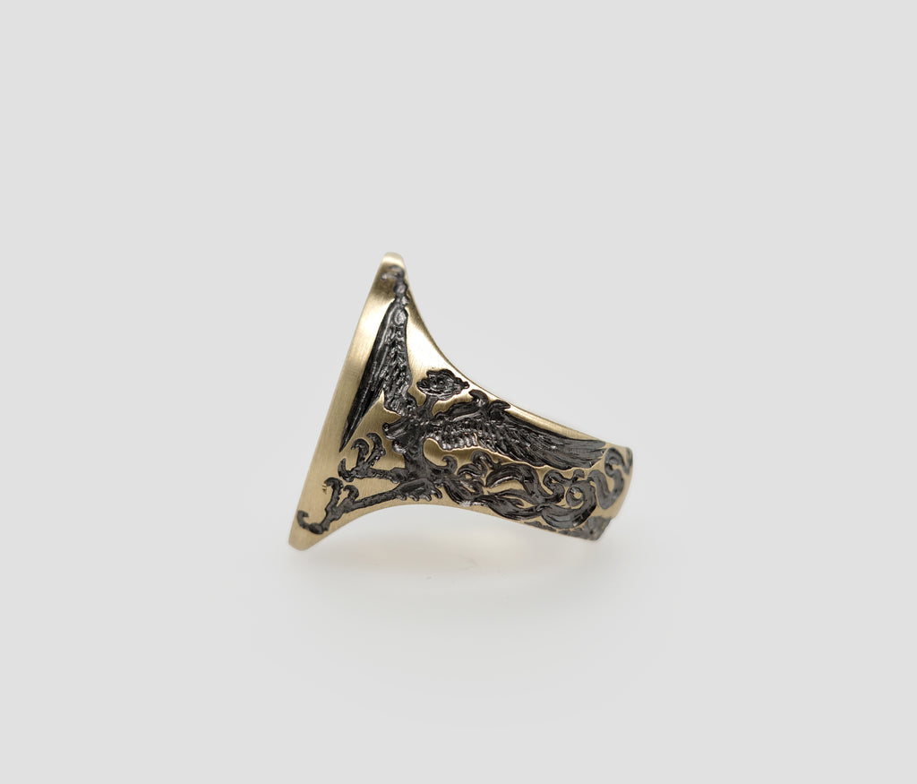 Sirens Ship Signet Ring