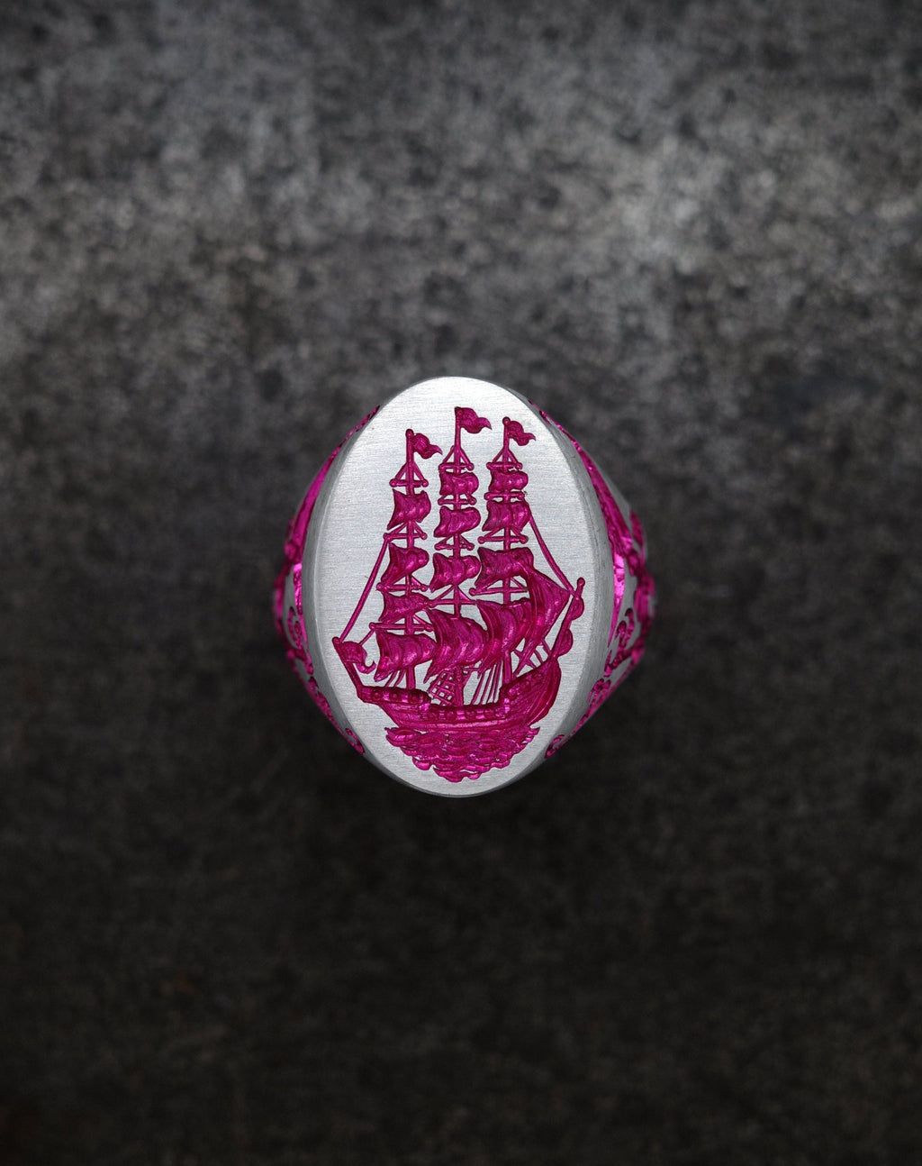 Sirens Ship Signet Ring