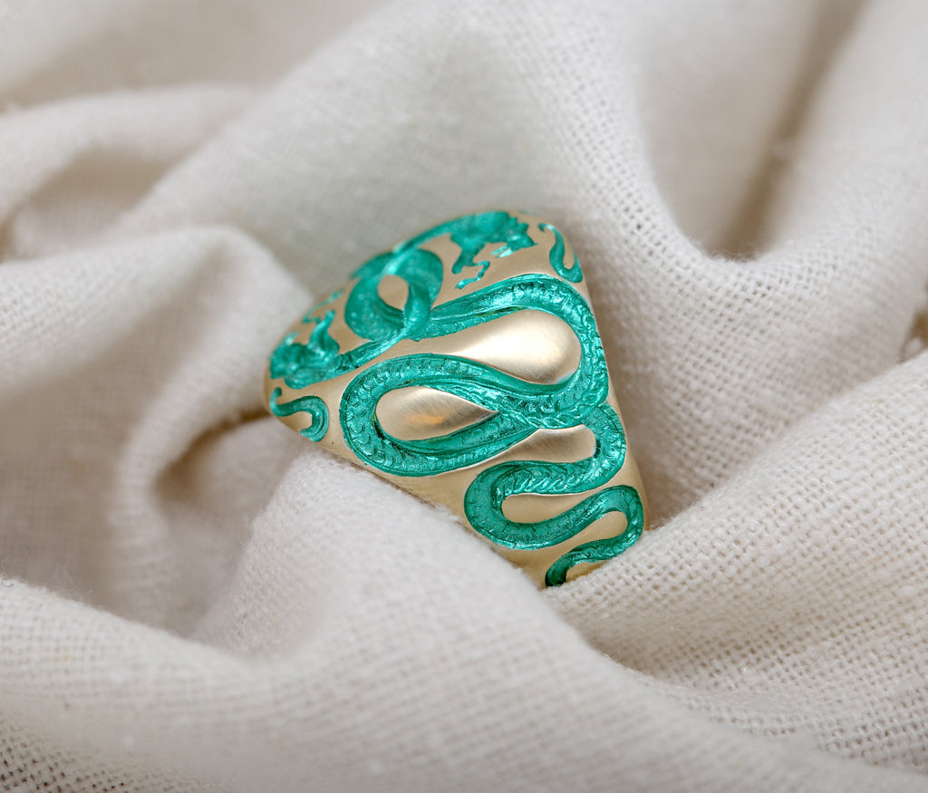 Speak in Tongues Signet Ring