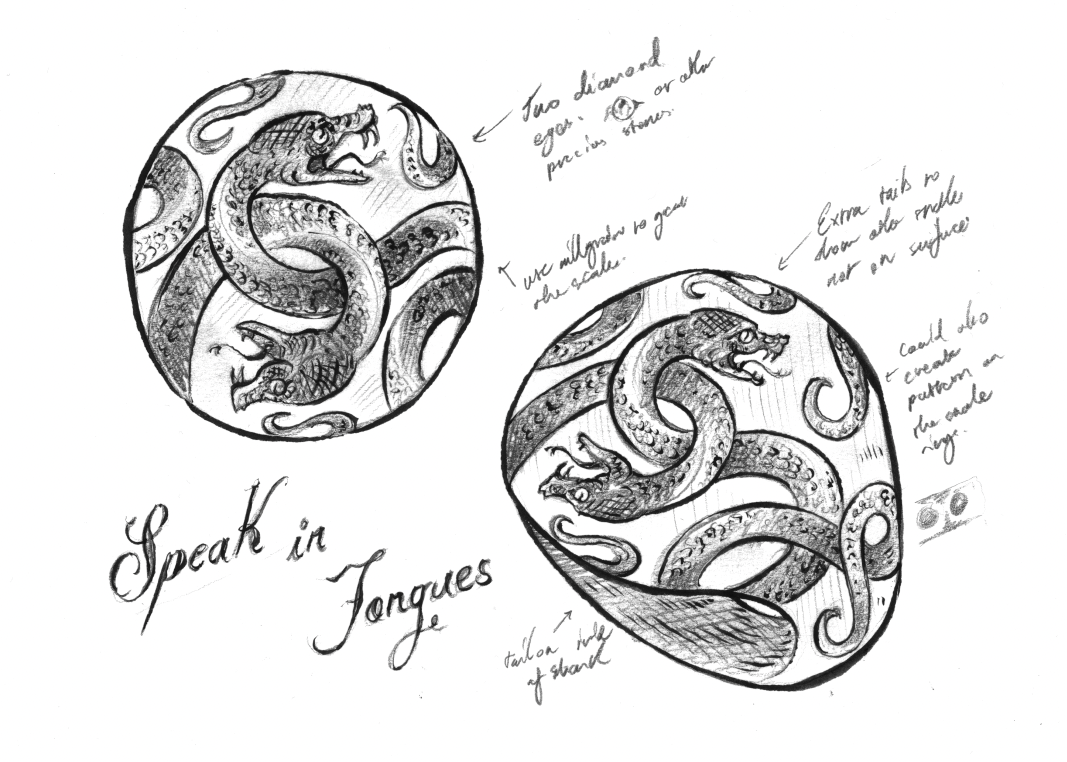 Speak in Tongues Signet Ring