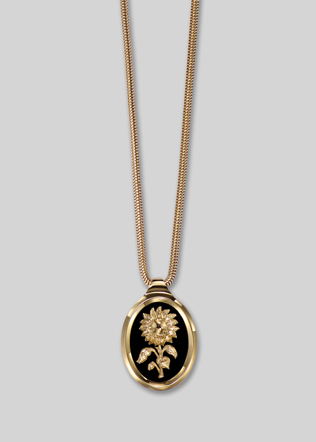 Medium Sunflower Frame Pendant
